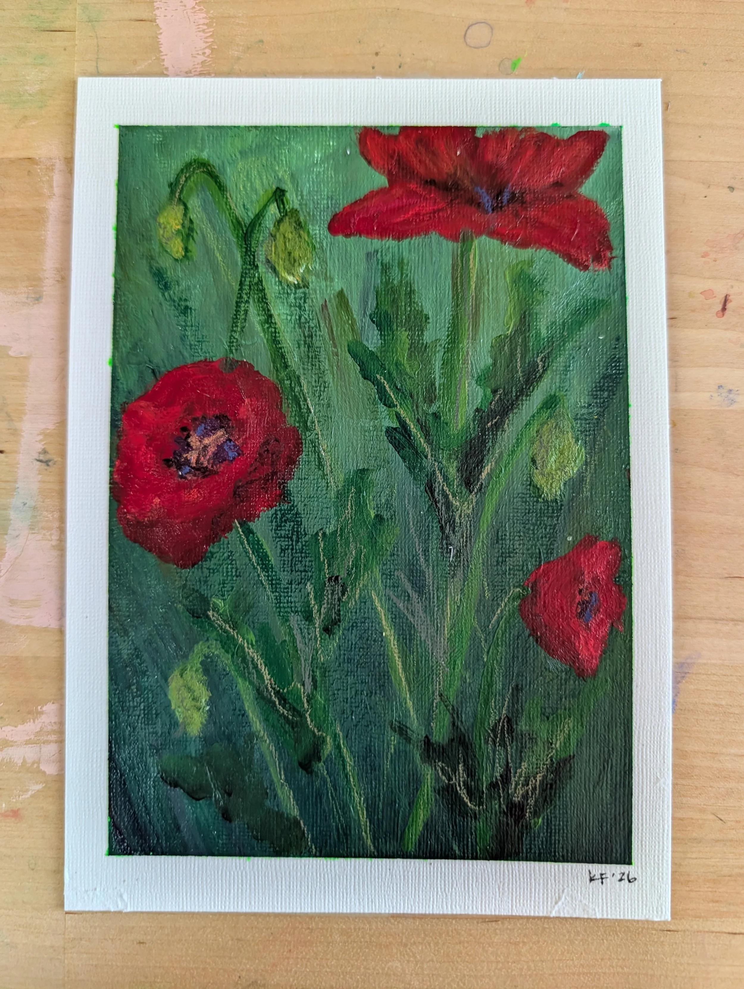 poppy painting acrylic mixed media flower art.jpg