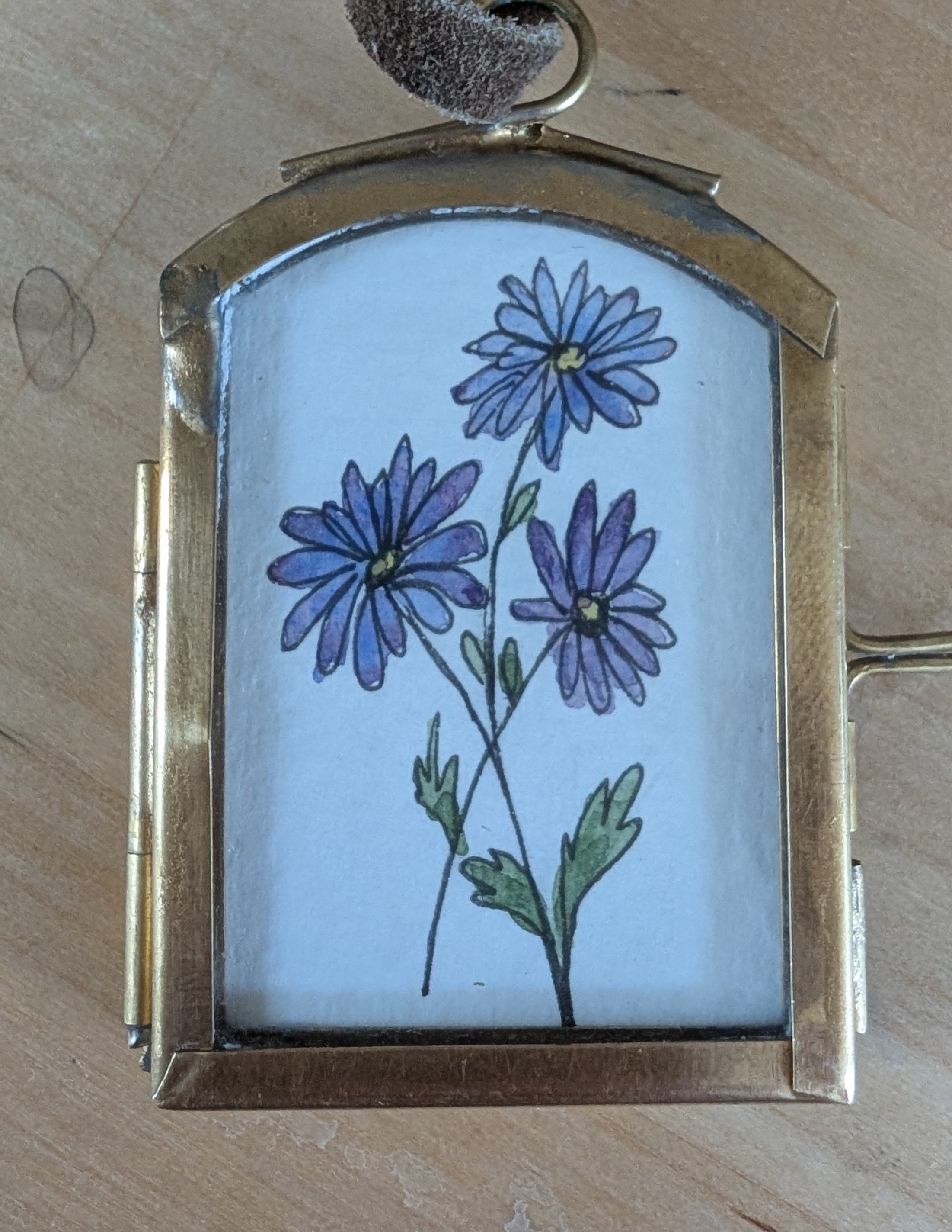 september birth flower painting aster.jpg