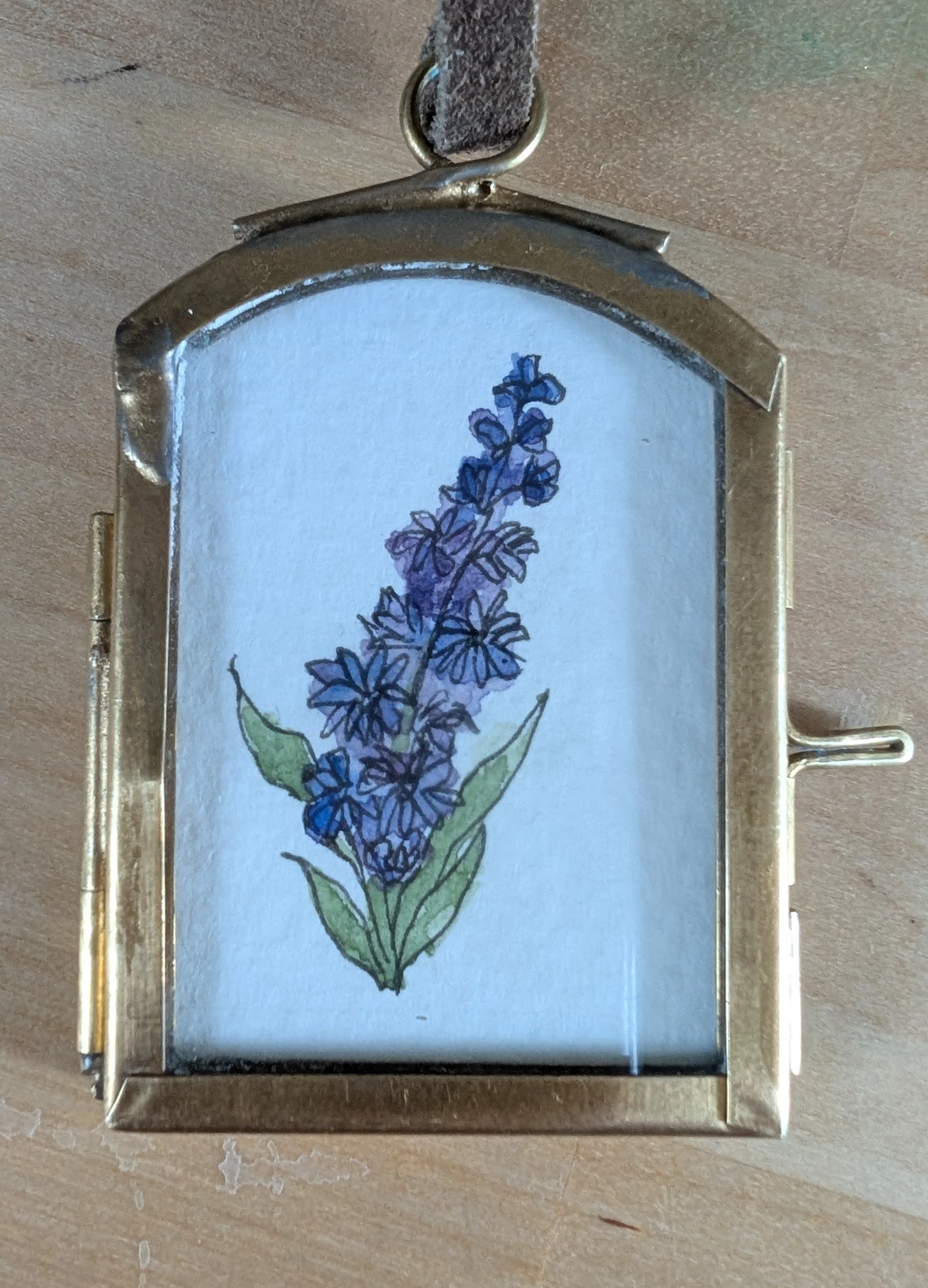 july birth flower painting larkspur.jpg