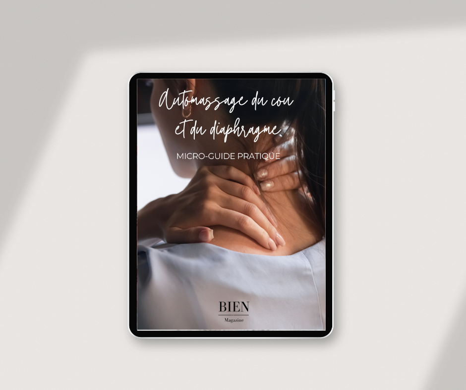 Automassage du cou et du diaphragme