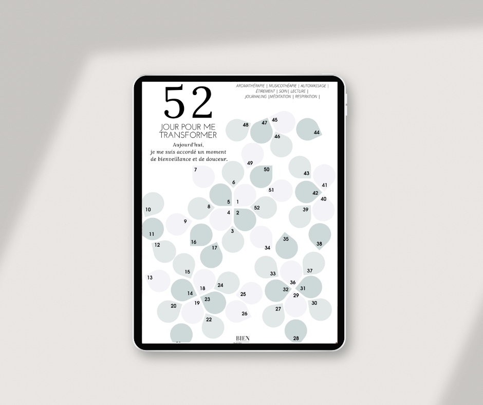 52 jours pour me transformer
