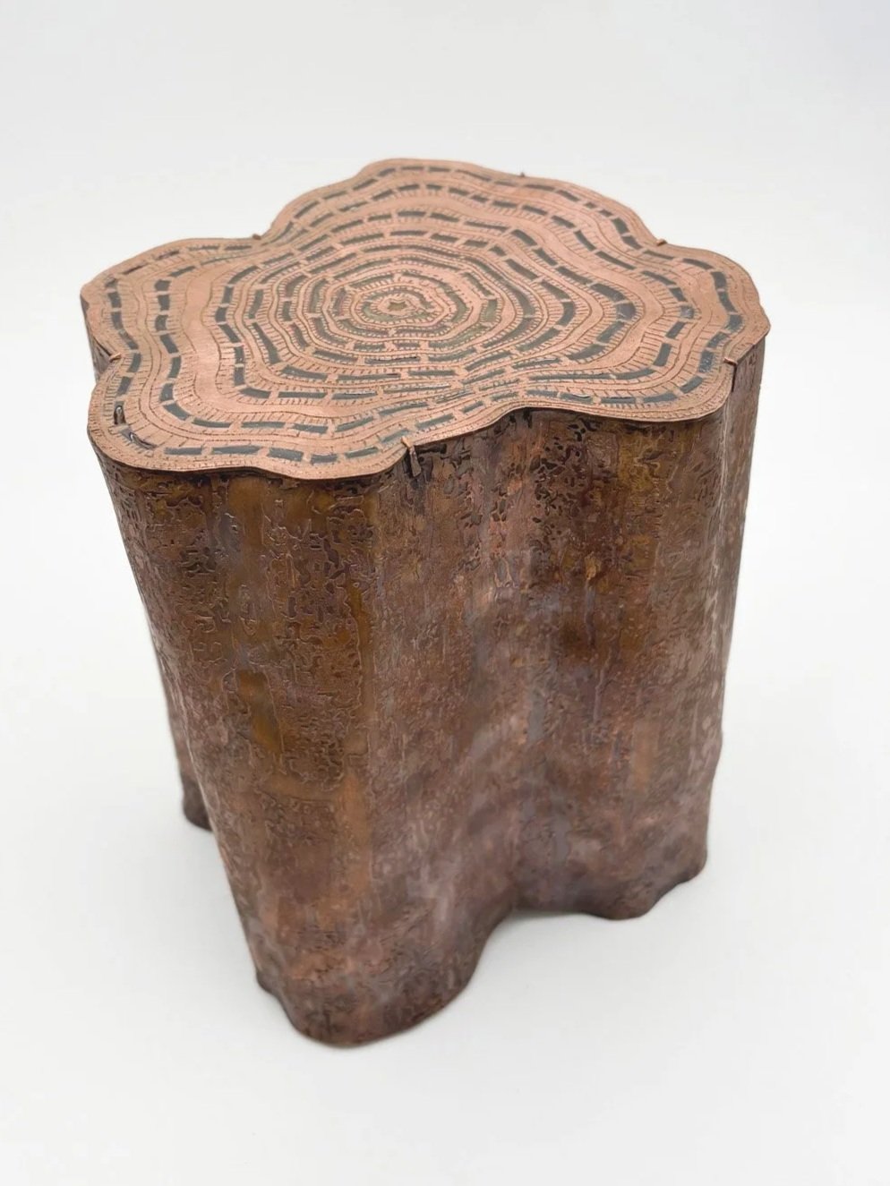 The Tree Remembers
9” x 6” x 5”
Copper, Enamel