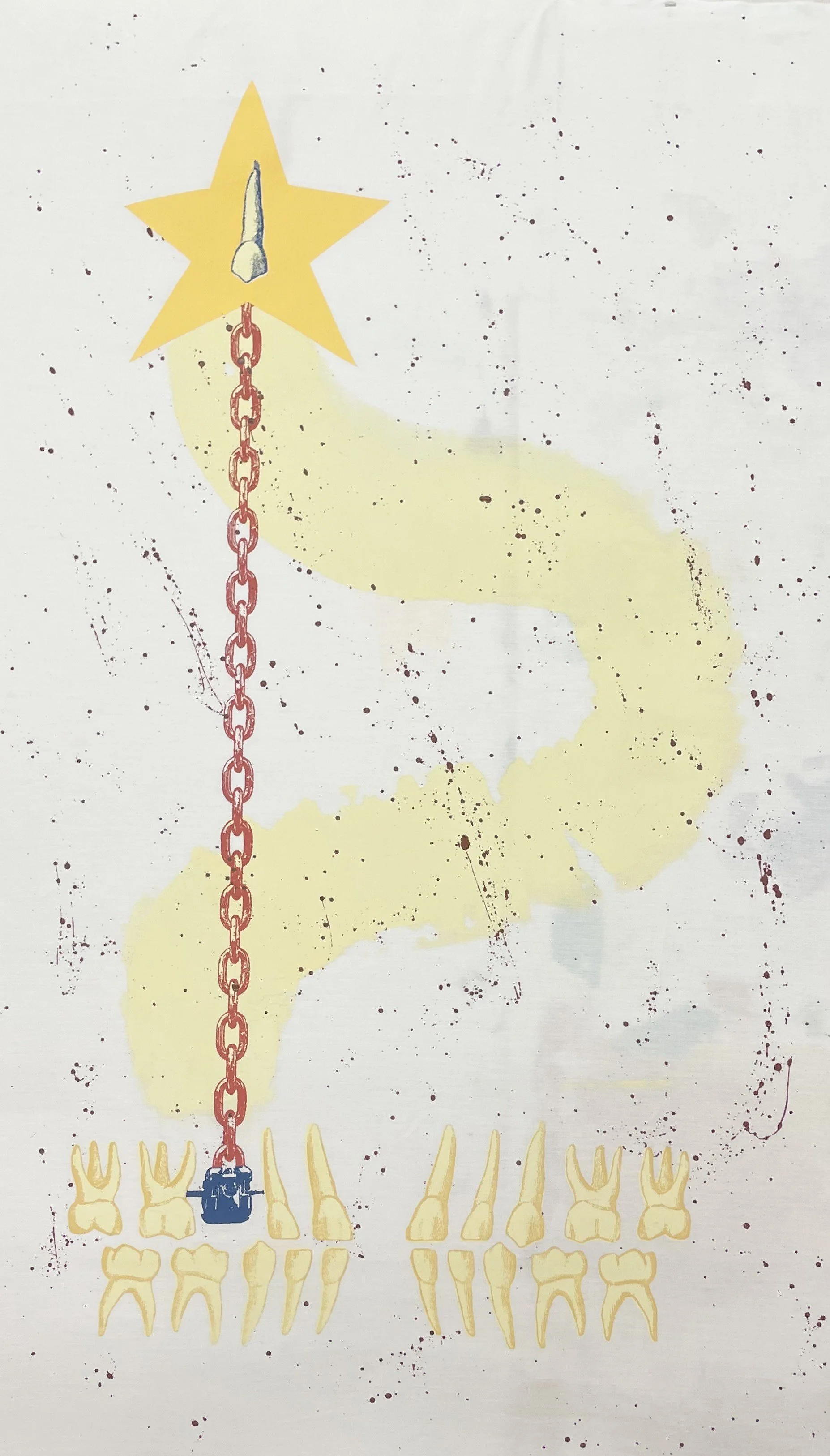 Untitled
4ftx1.5ft
Fabric, Ink