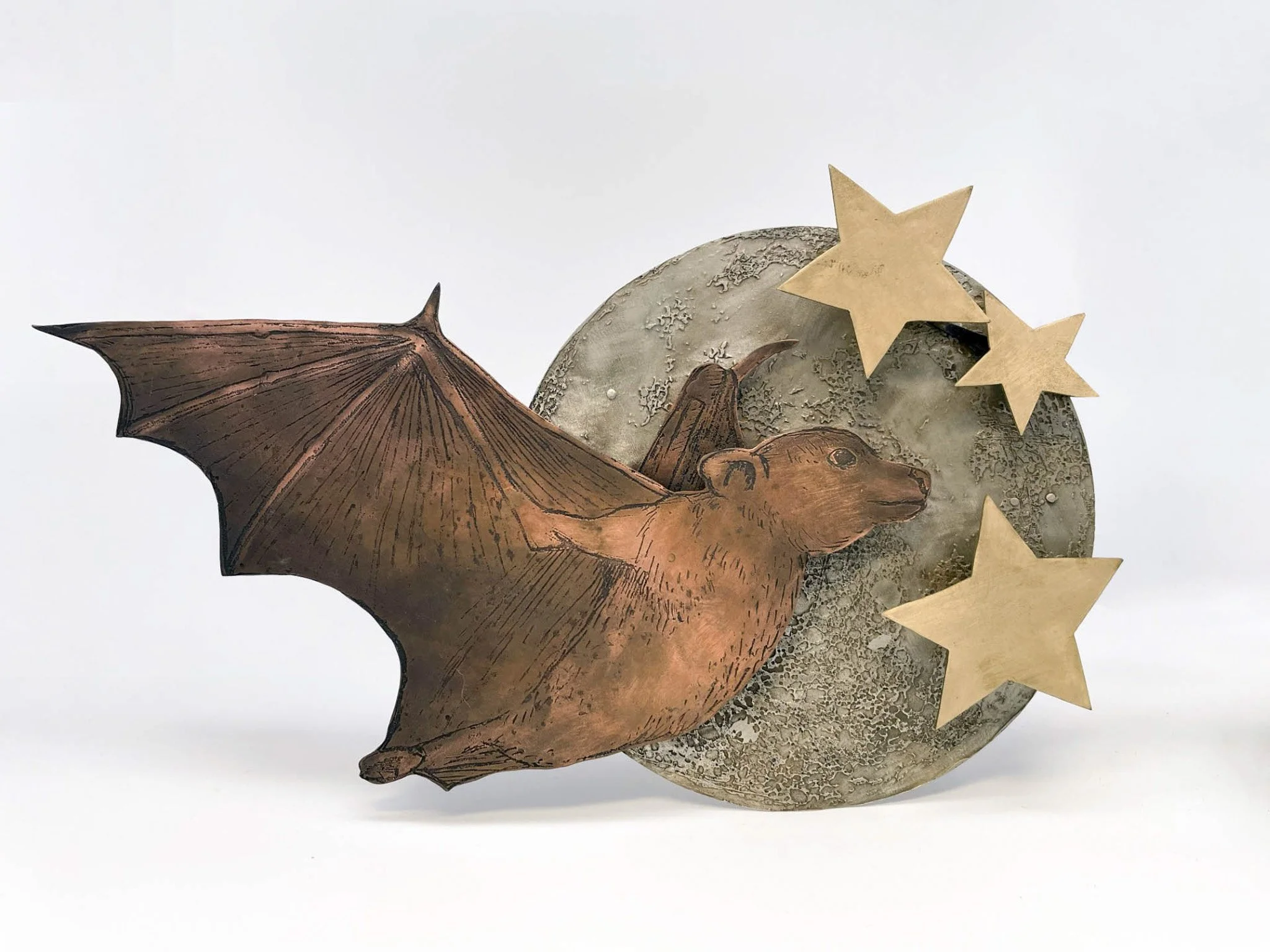 Luna
6” x 11”
Nickel, Copper, Brass