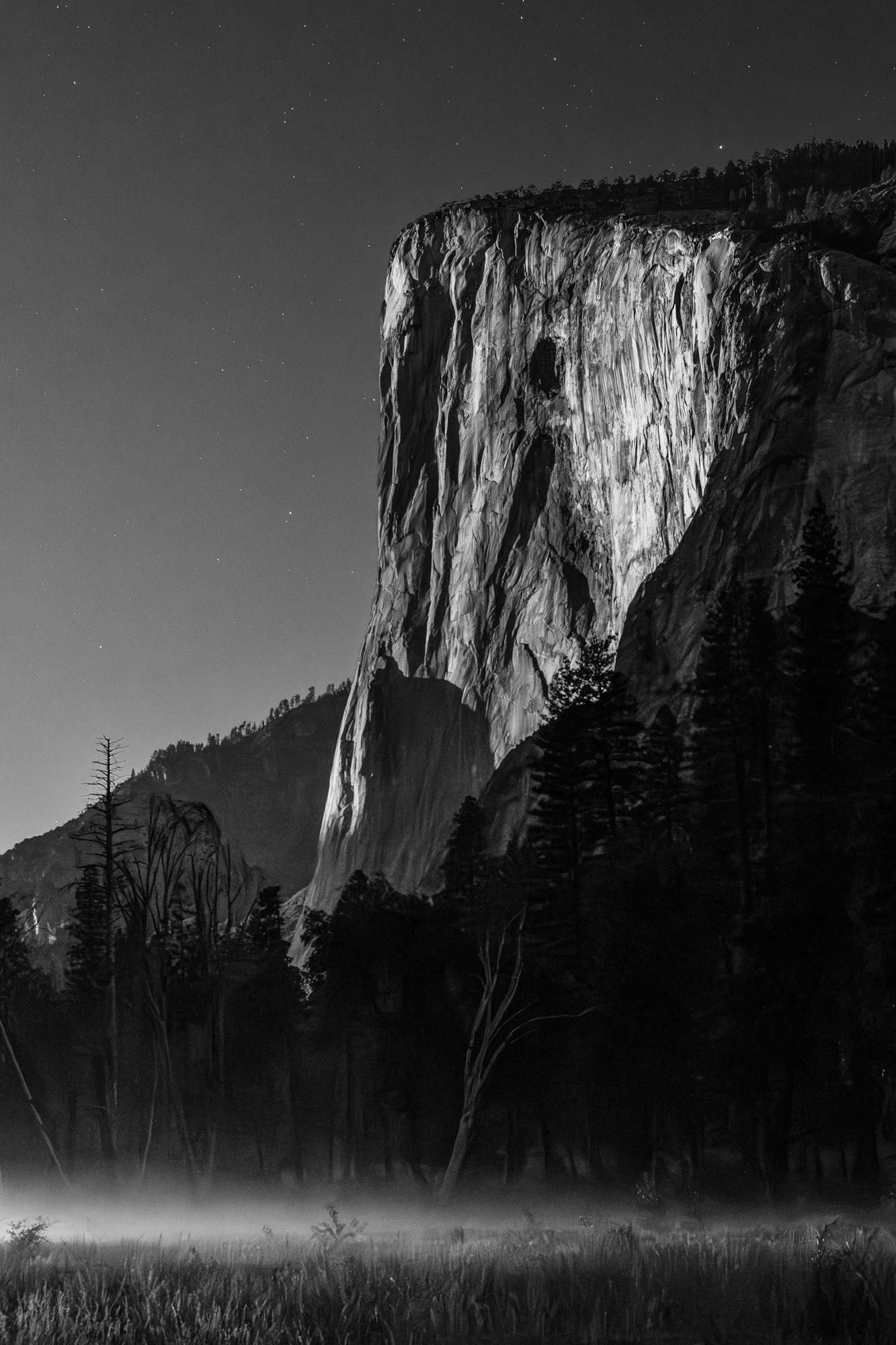 El Capitan by Moonlight