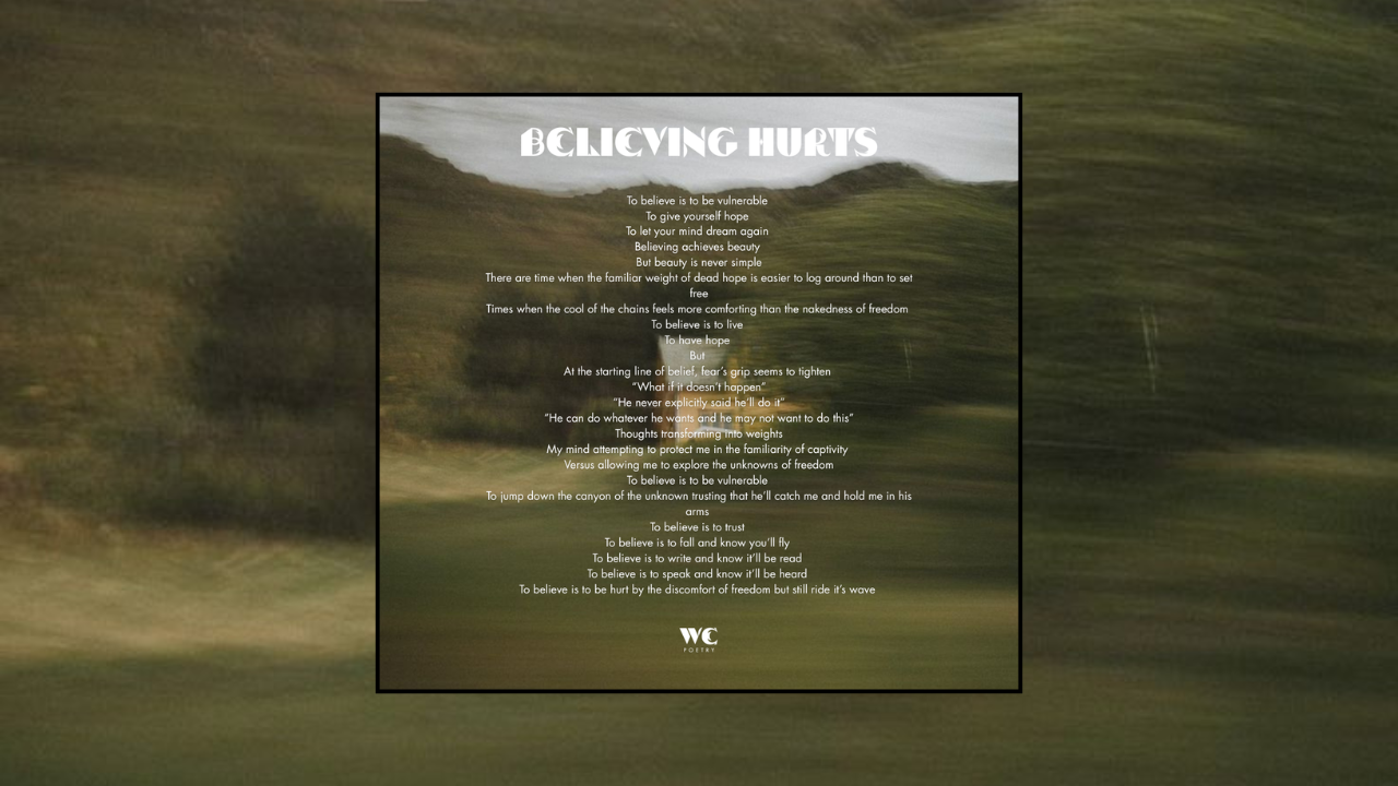 Believing Hurts