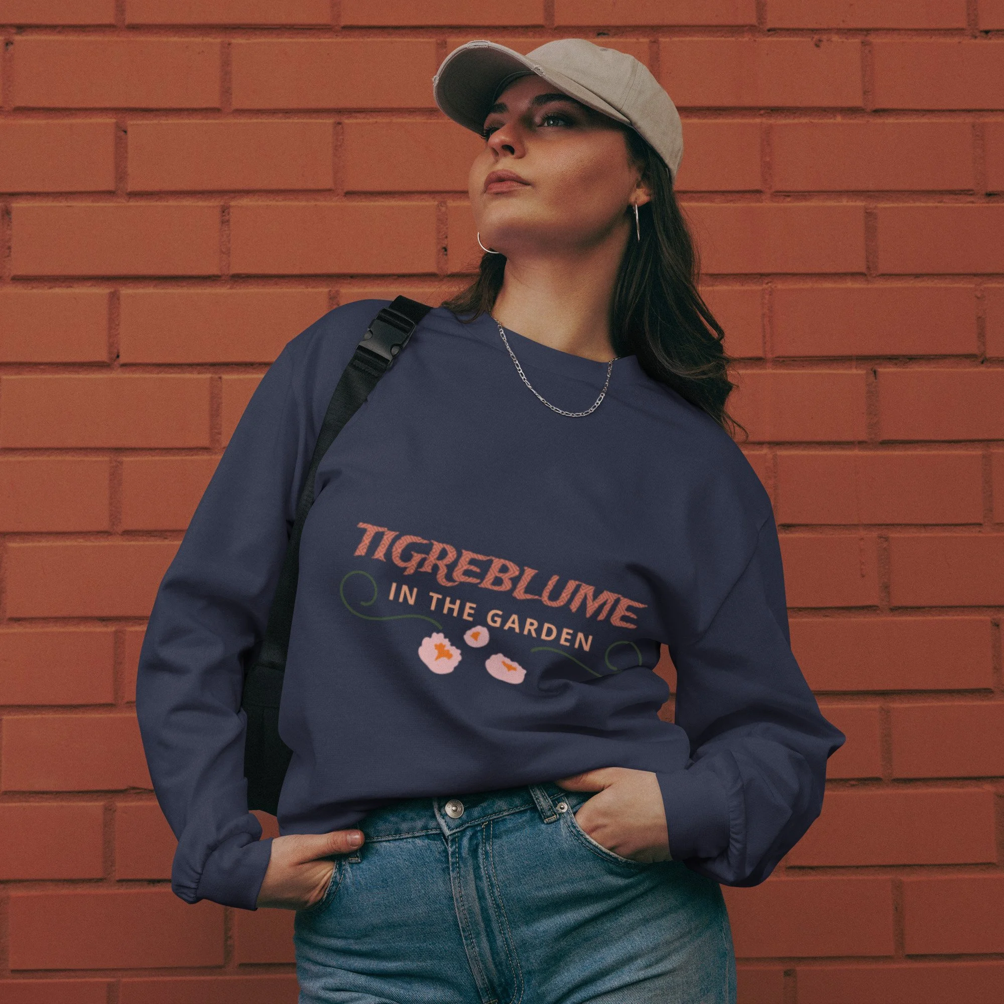 TigreBlume In The Garden, Premium Heavyweight Long Sleeve Shirt