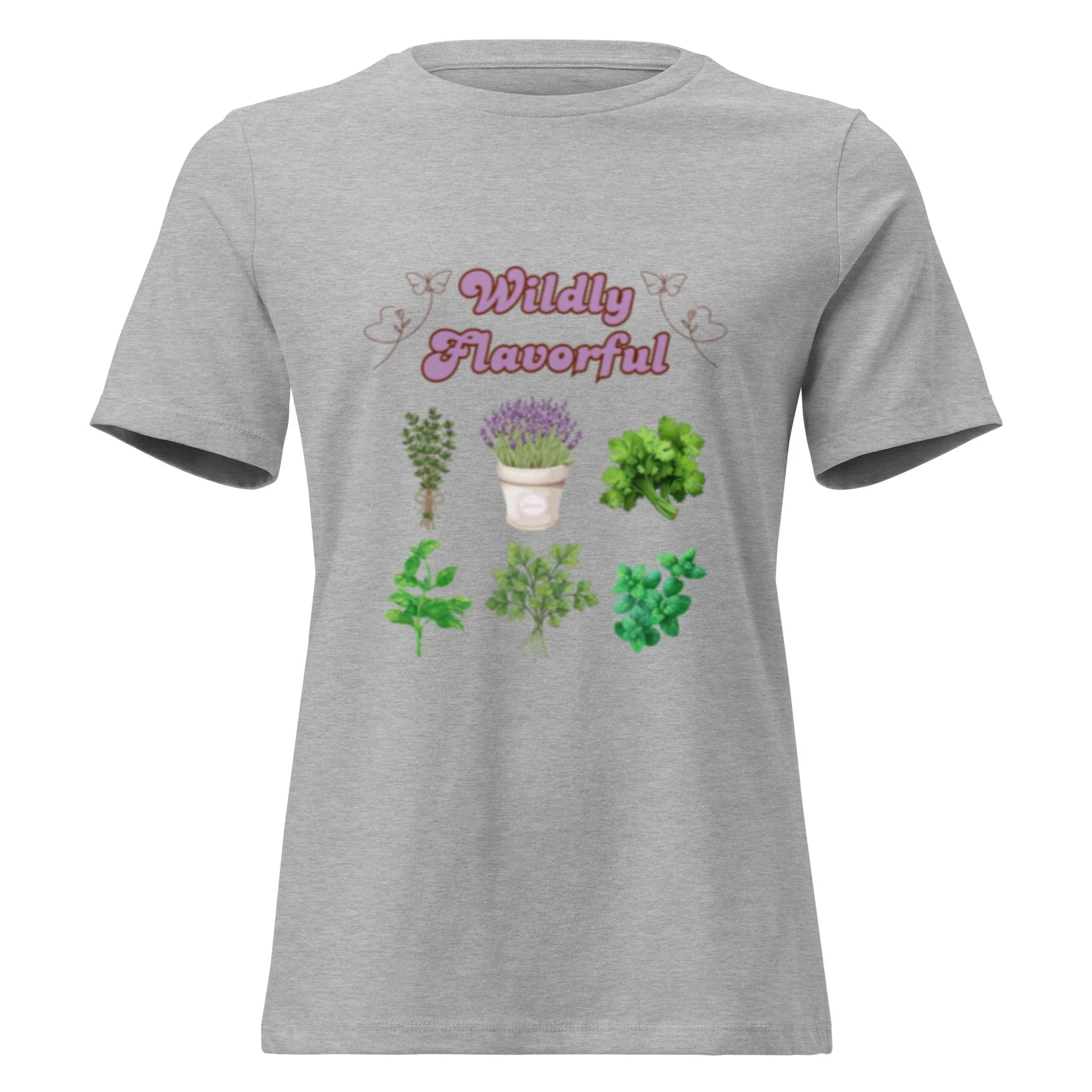 Women's Relaxed Soft Cotton T-Shirt, Wildly Flavorful Design