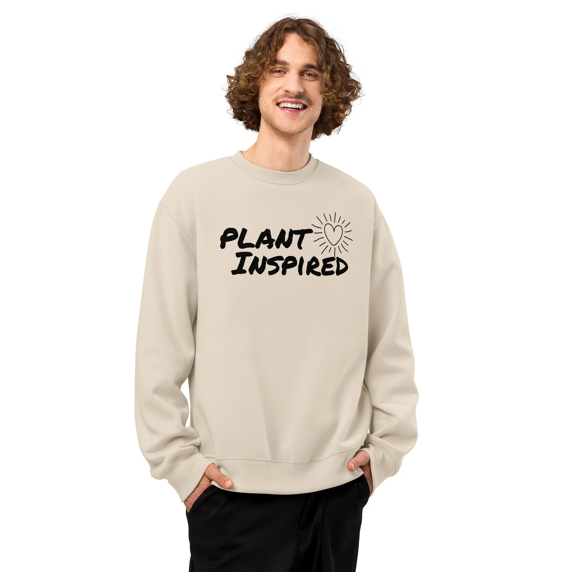 Plant Inspired Cozy Oversized Sweatshirt
