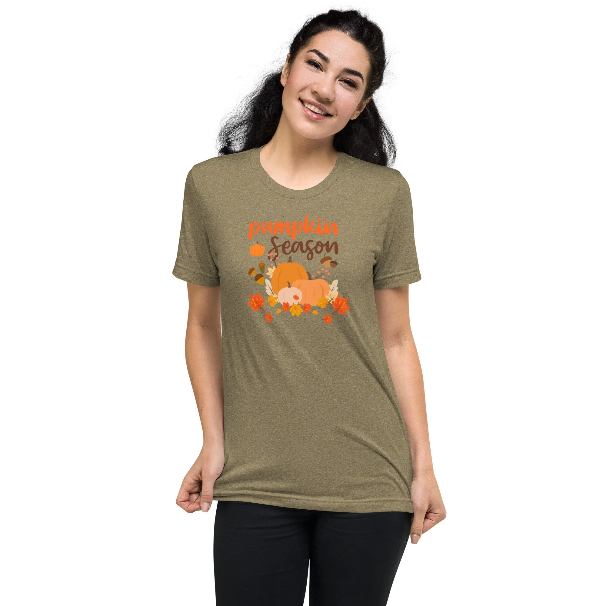 Pumpkin Season - Soft Cotton Short Sleeve T-shirt