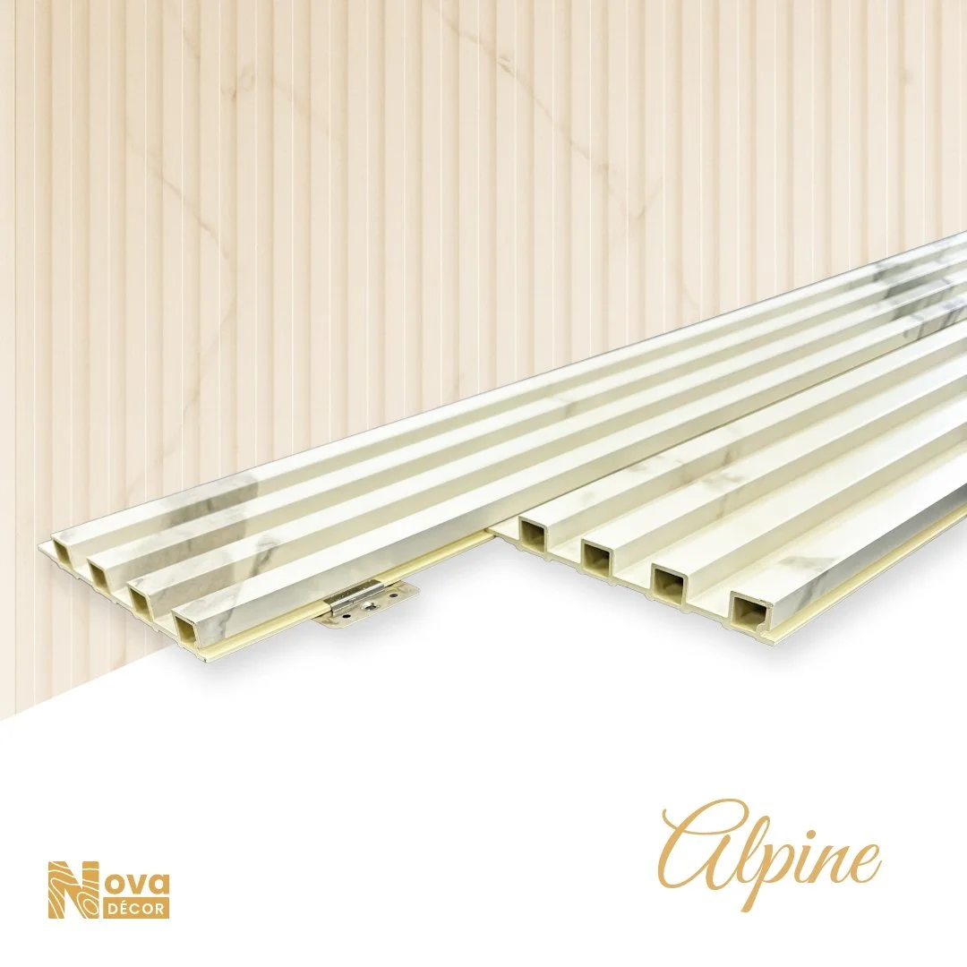 WPC Fluted Panels, Alpine, 9' feet long