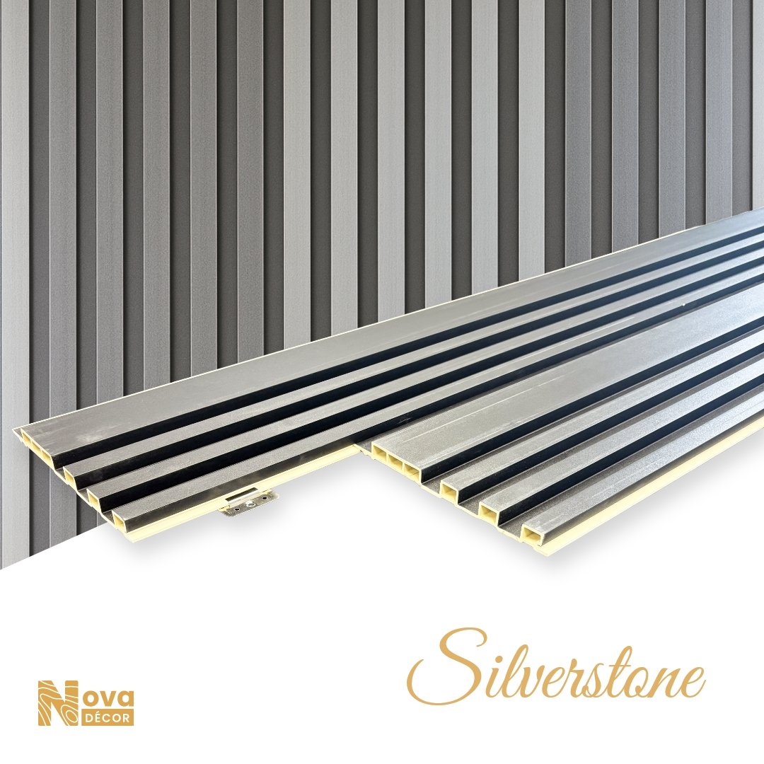 WPC Fluted Panels, Silverstone, 9' feet long