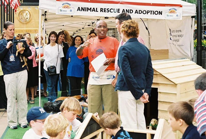 Animal Rescue TV segment by Paws PR on NBC Today Show with Al Roker