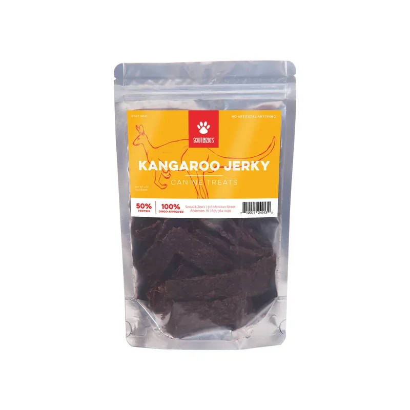 package of scout and zoes treats for dogs