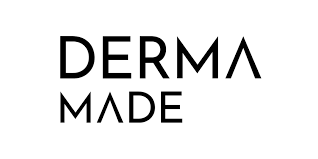 Derma Made logo with black text on a white background
