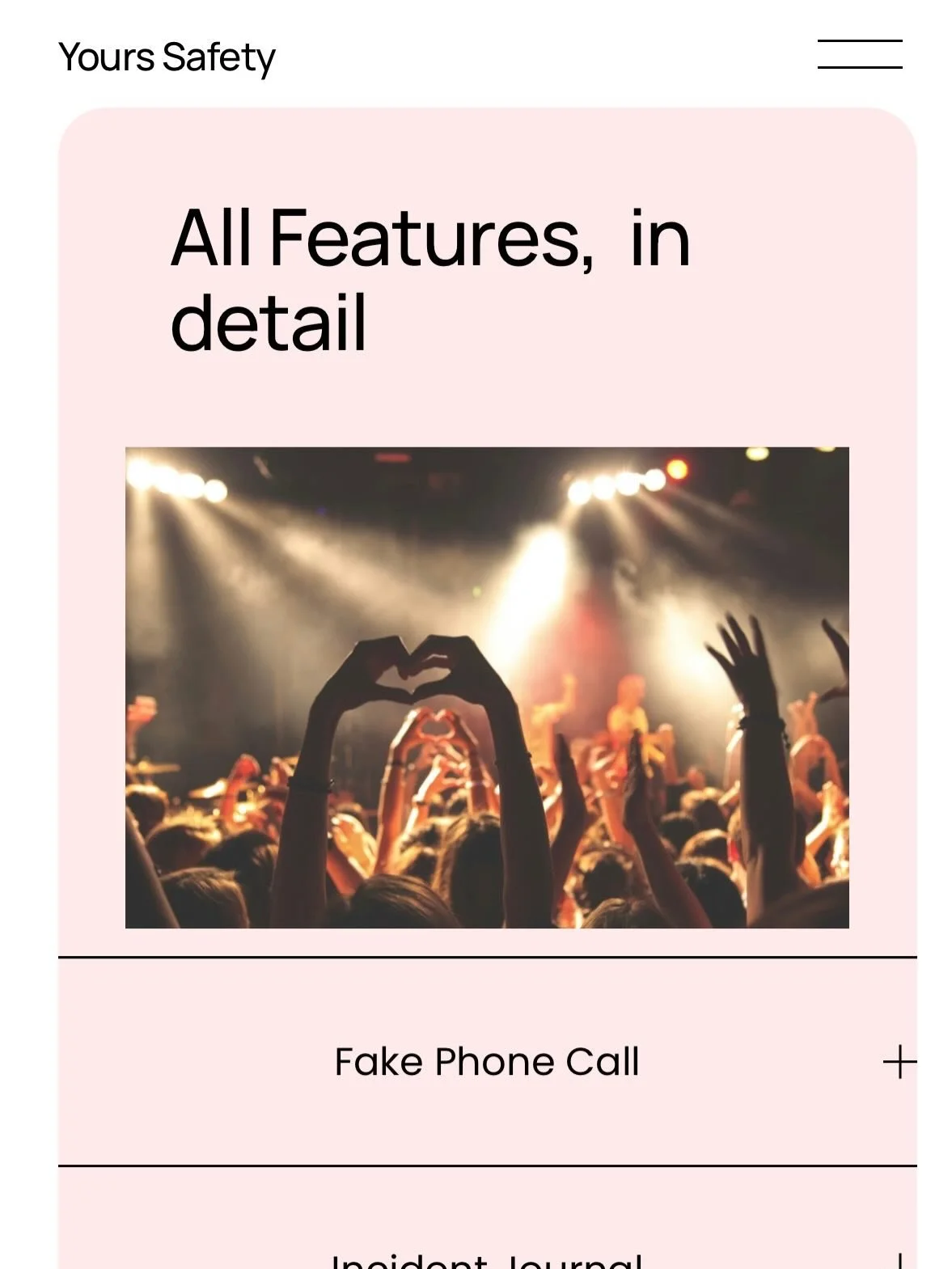 Easy way to learn more about the features is now up on the Yours Safety Website 🩷  https://www.yourssafety.com/for-indviduals