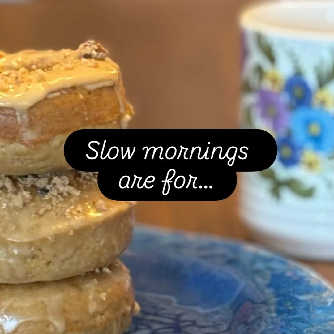 Maple + winter spices are filling my kitchen today&hellip; can you smell it? 🍁 

Working on recipes for the baked goodies that will complement the Gray Farms veggie pick ups in 2026!

☕ Which warm drink would you pair with a maple doughnut?
* Hot ch