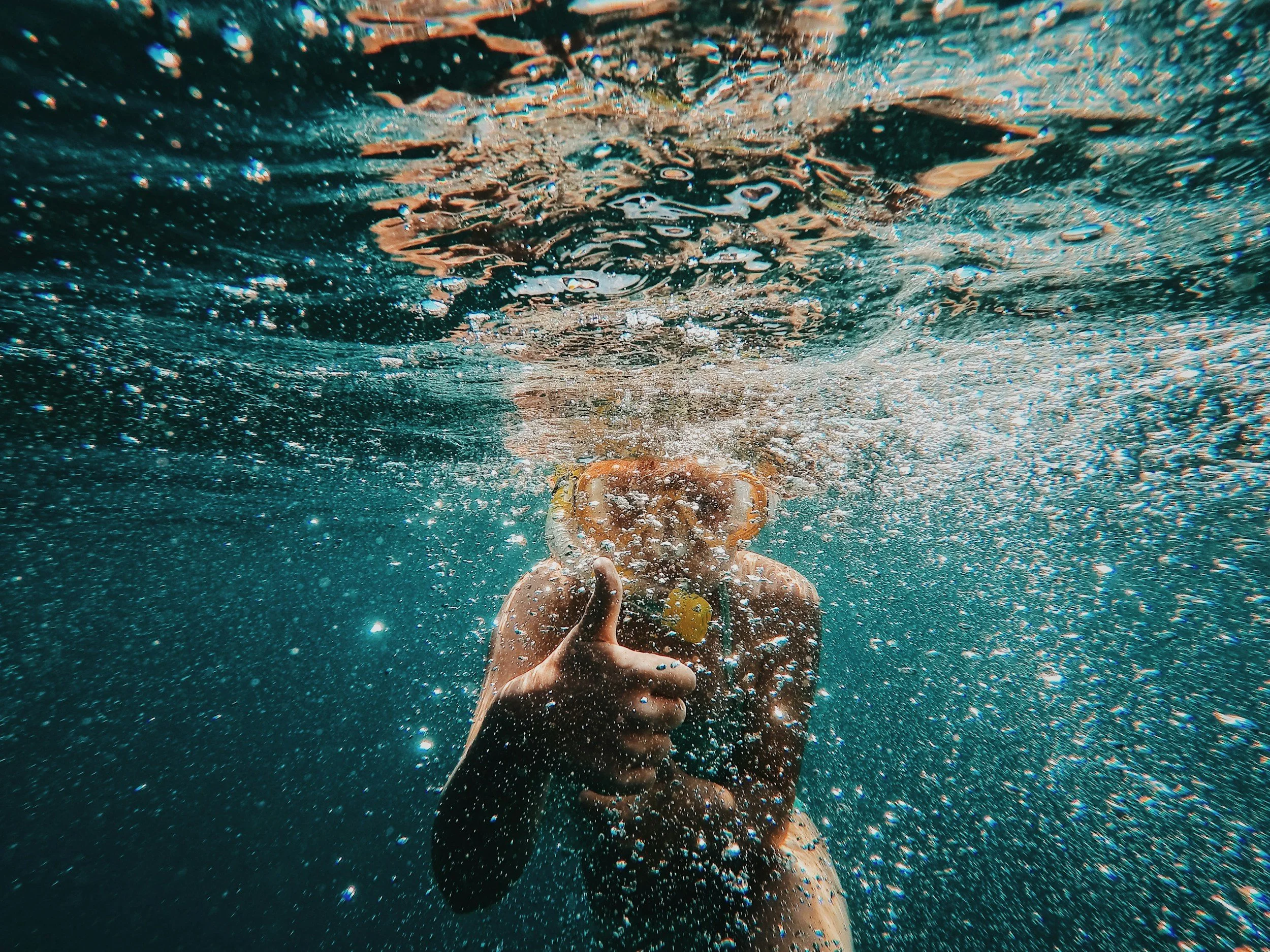 woman snorkeling on costa rica women's retreat