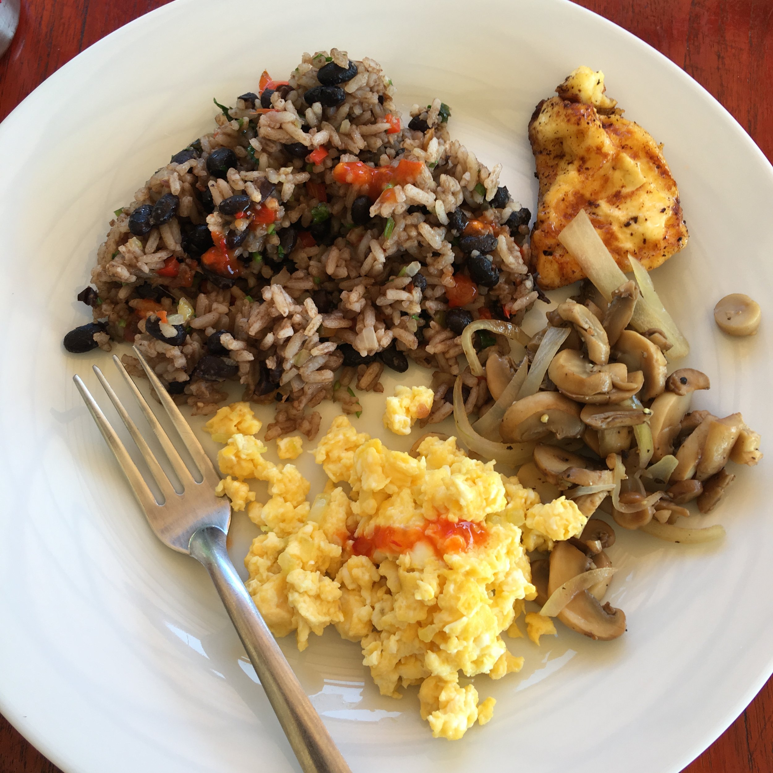 typical costa rican breakfast