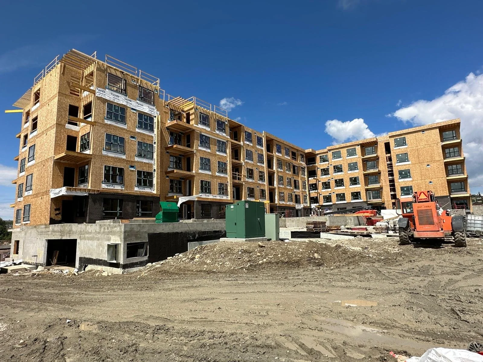 Framing of Willow Project by Nunez Construction company, Calgary Alberta residential building