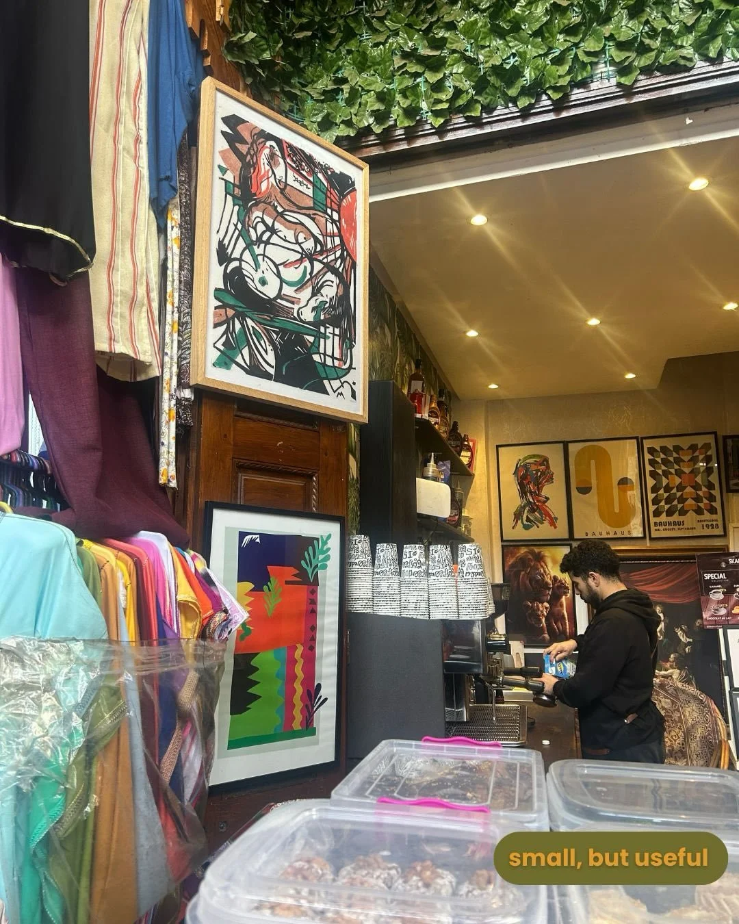 A tiny, easy-to-miss spot in the medina, @skaia_coffeeshop No seating, but perfect for a quick coffee or hot chocolate while exploring. 

English-friendly and simple. Just grab your drink and continue wandering. 

#RabatCafes 
#EverydayRabat