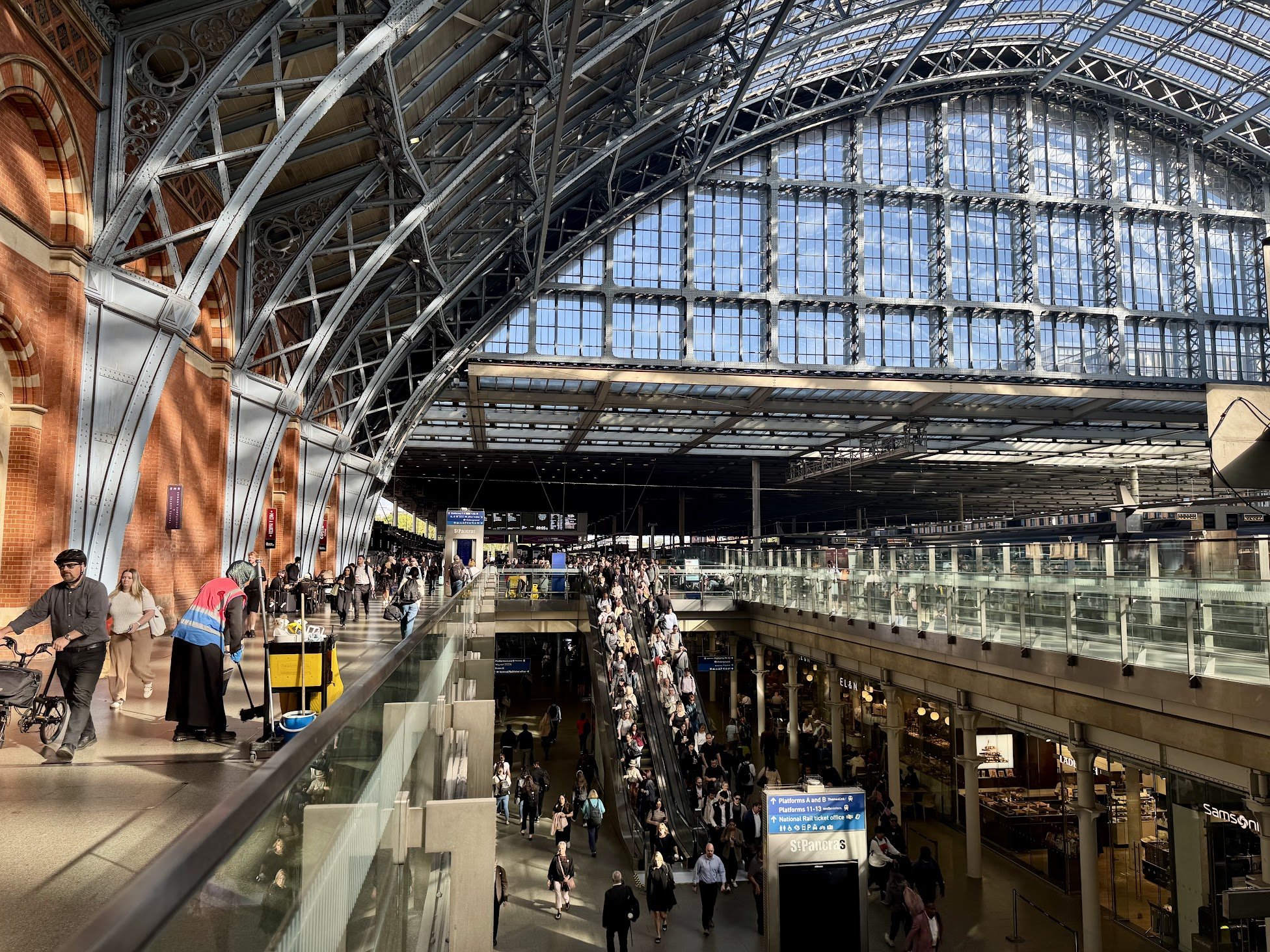 Train travel in Europe