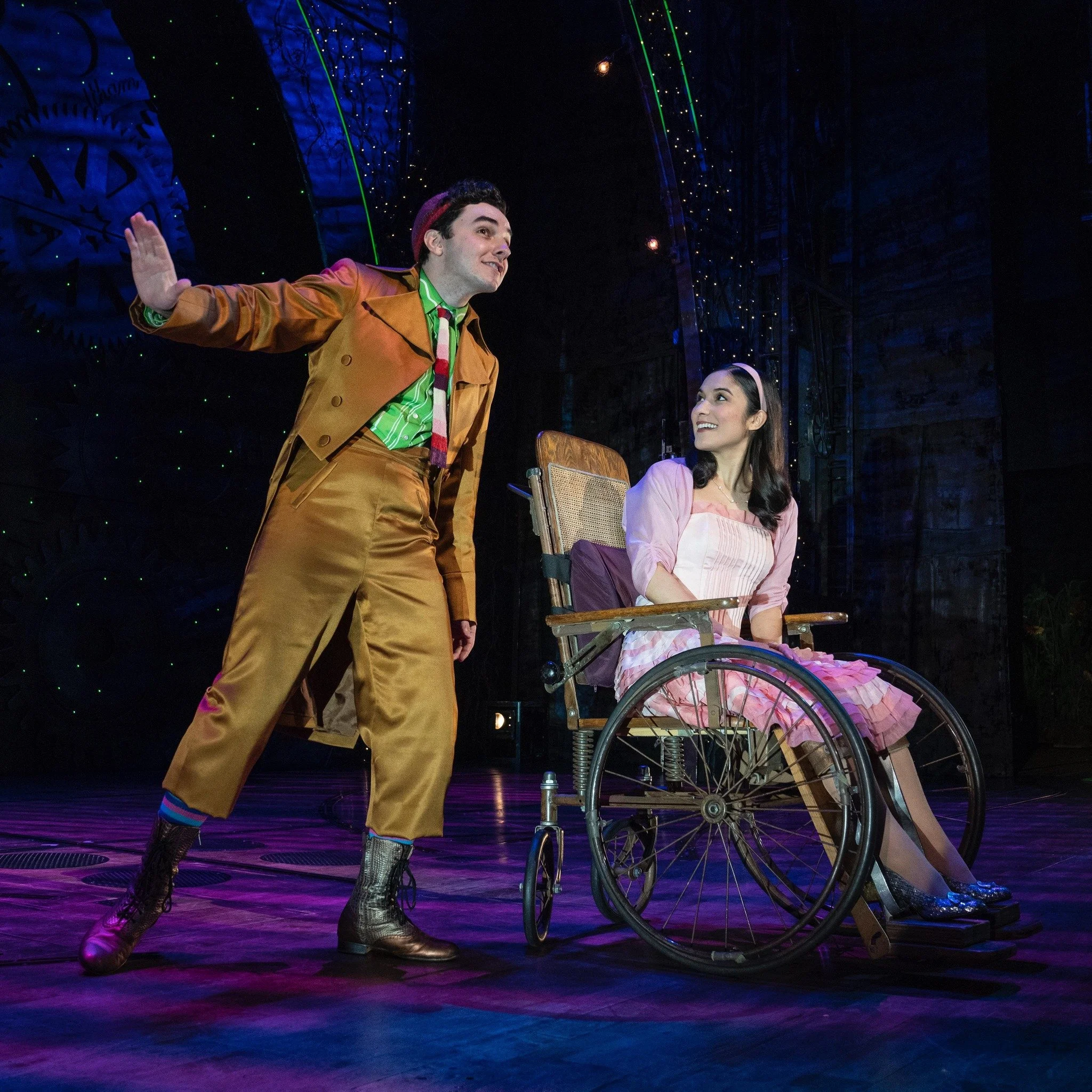 Less than a month left in Munchkinland. 💚 

📸 @joanmarcus 
#wicked #wickedmusical #nessarose #ozdust #dancingthroughlife