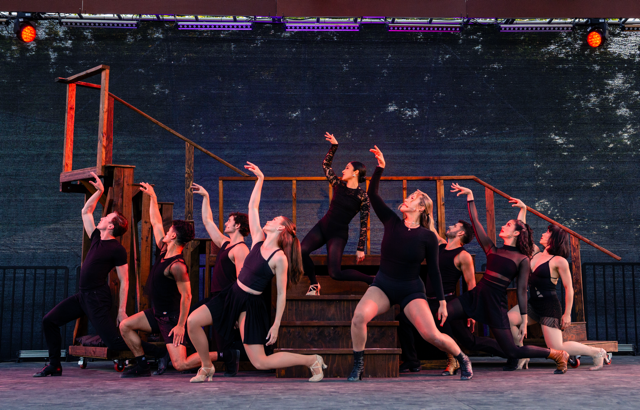 Stage of the Transcendence theatre, midperformance