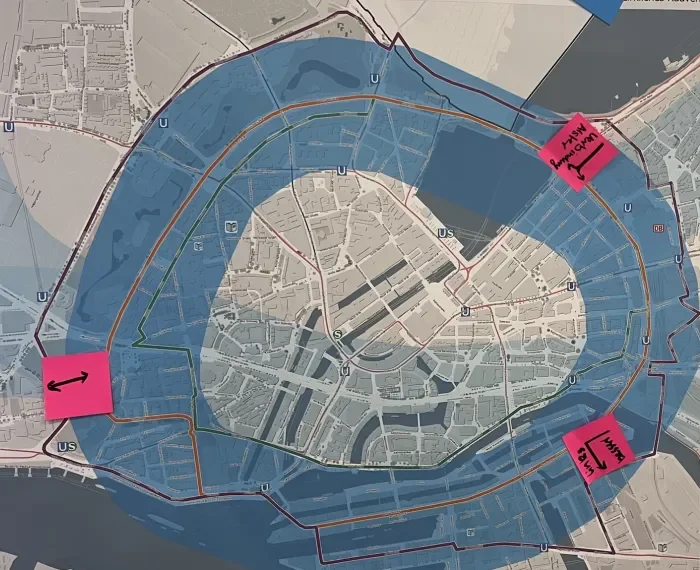 Bezirks-Fahrradrouten: Bitte Variante B!