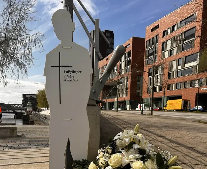 Gedenkveranstaltung am Brooktorkai