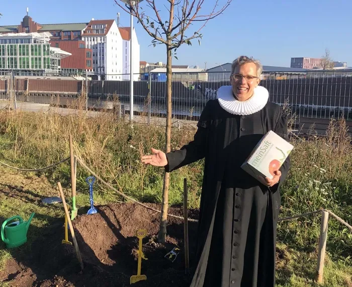 Frisch, fruchtig, säuerlich: Der Lohsepark-Apfelsaft ist gepresst