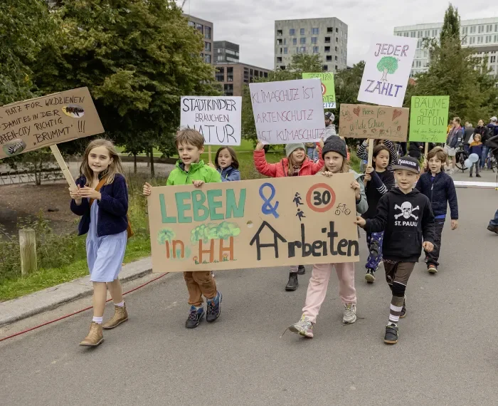 Mehr Klimaschutz, mehr Grün – wir haben demonstriert!
