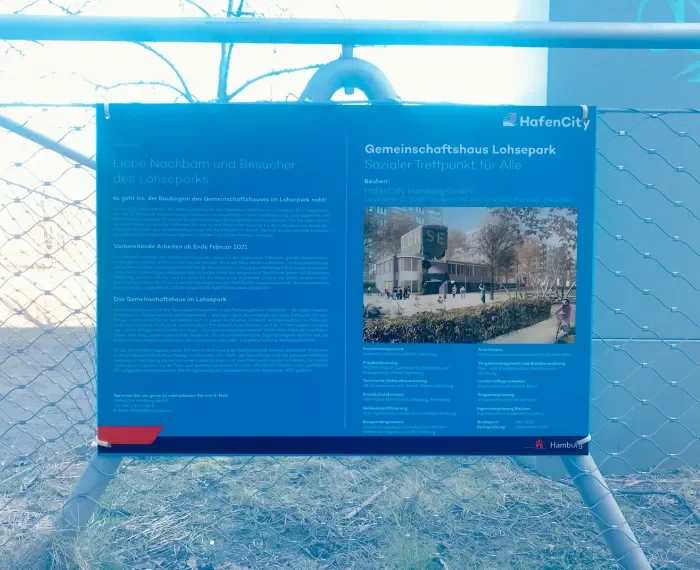 Baustart des Gemeinschaftshauses im Lohsepark