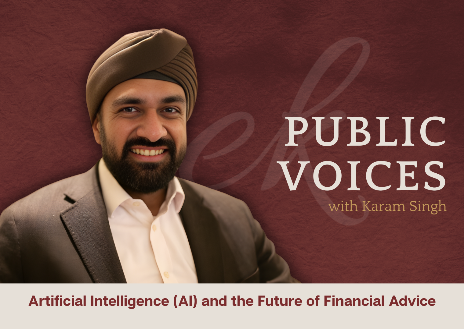 Artificial Intelligence (AI) and the Future of Financial Advice | ek Public Voices