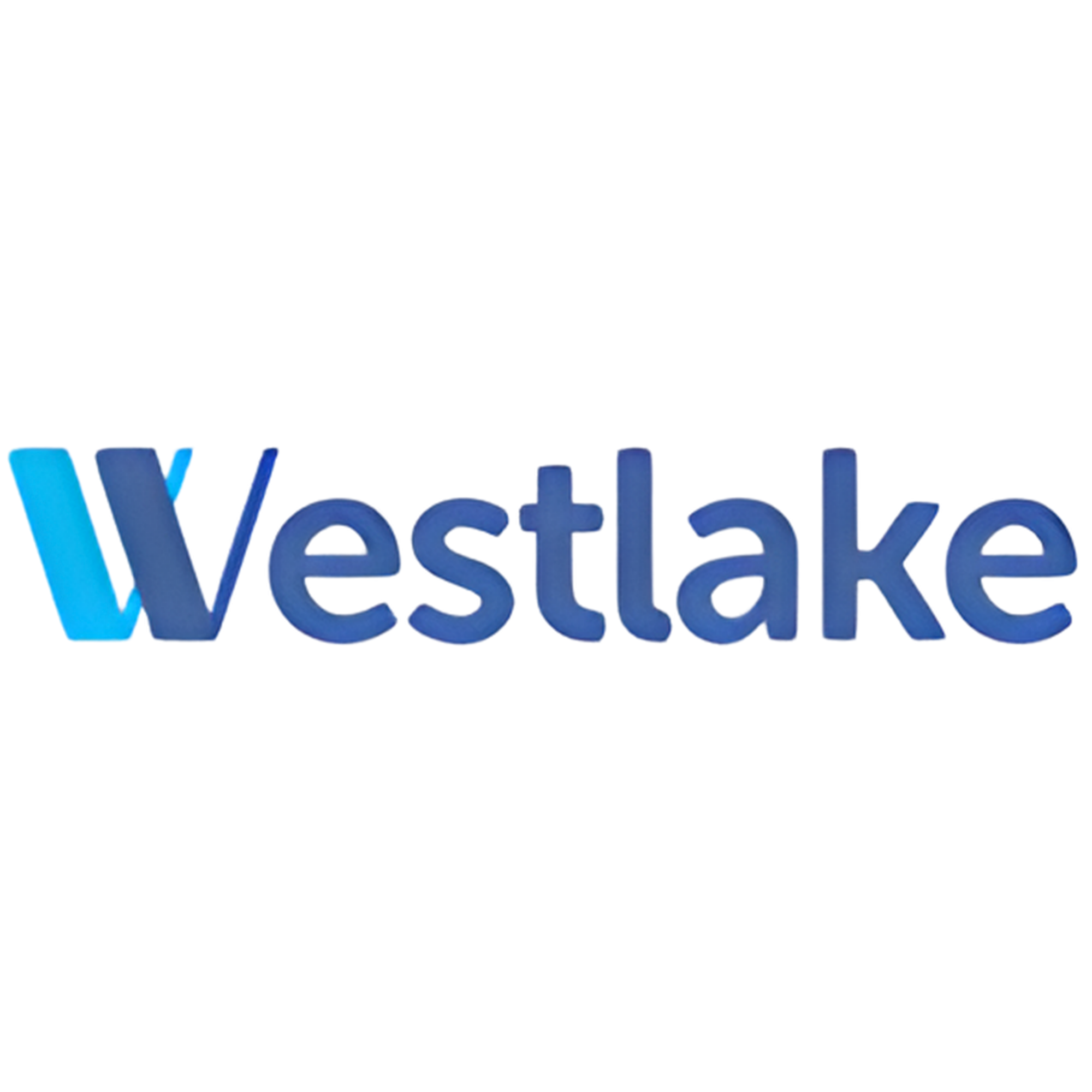 Blue 3D text logo spelling 'Westlake'.