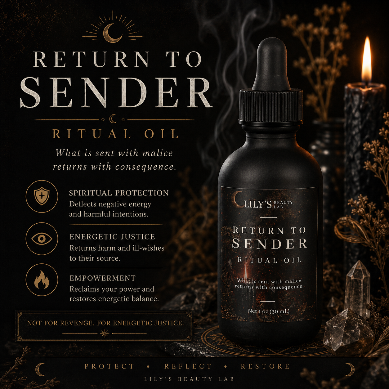 Return to Sender Ritual Oil - PRESALE