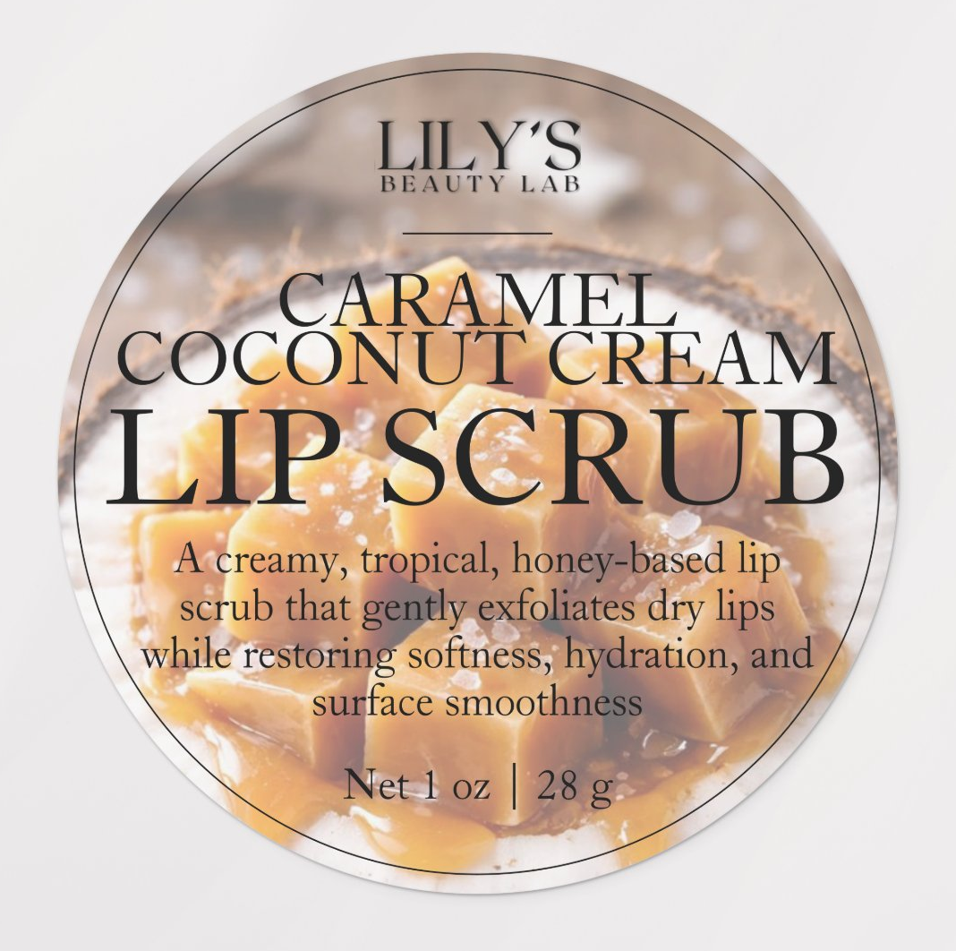 CARAMEL COCONUT CREAM LIP SCRUB