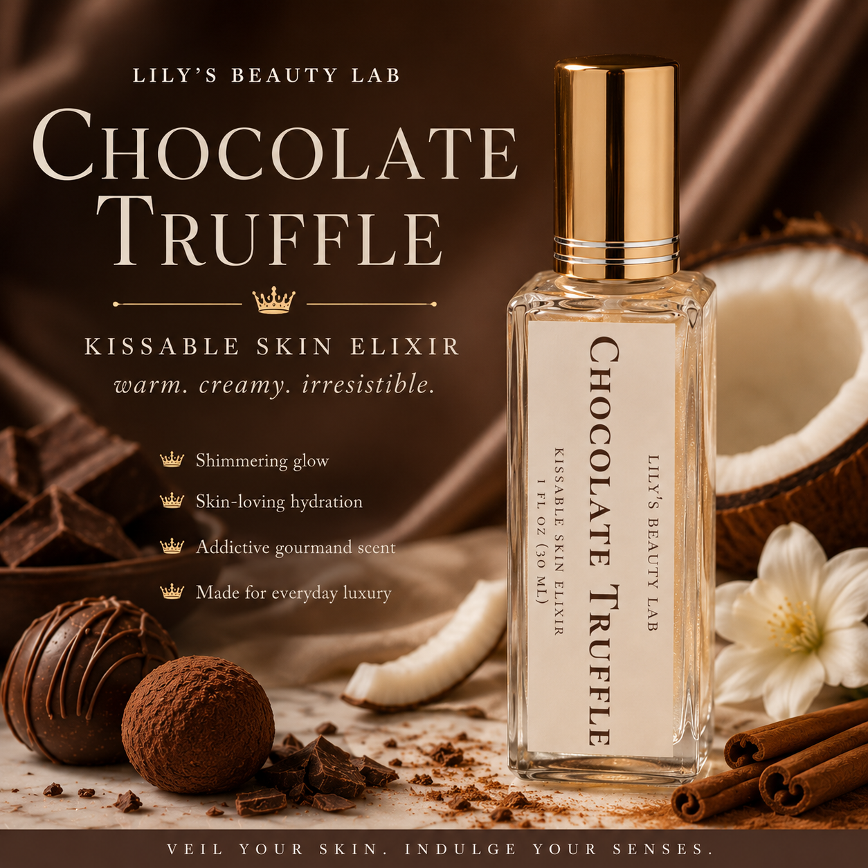 Chocolate Truffle Kissable Skin Elixir