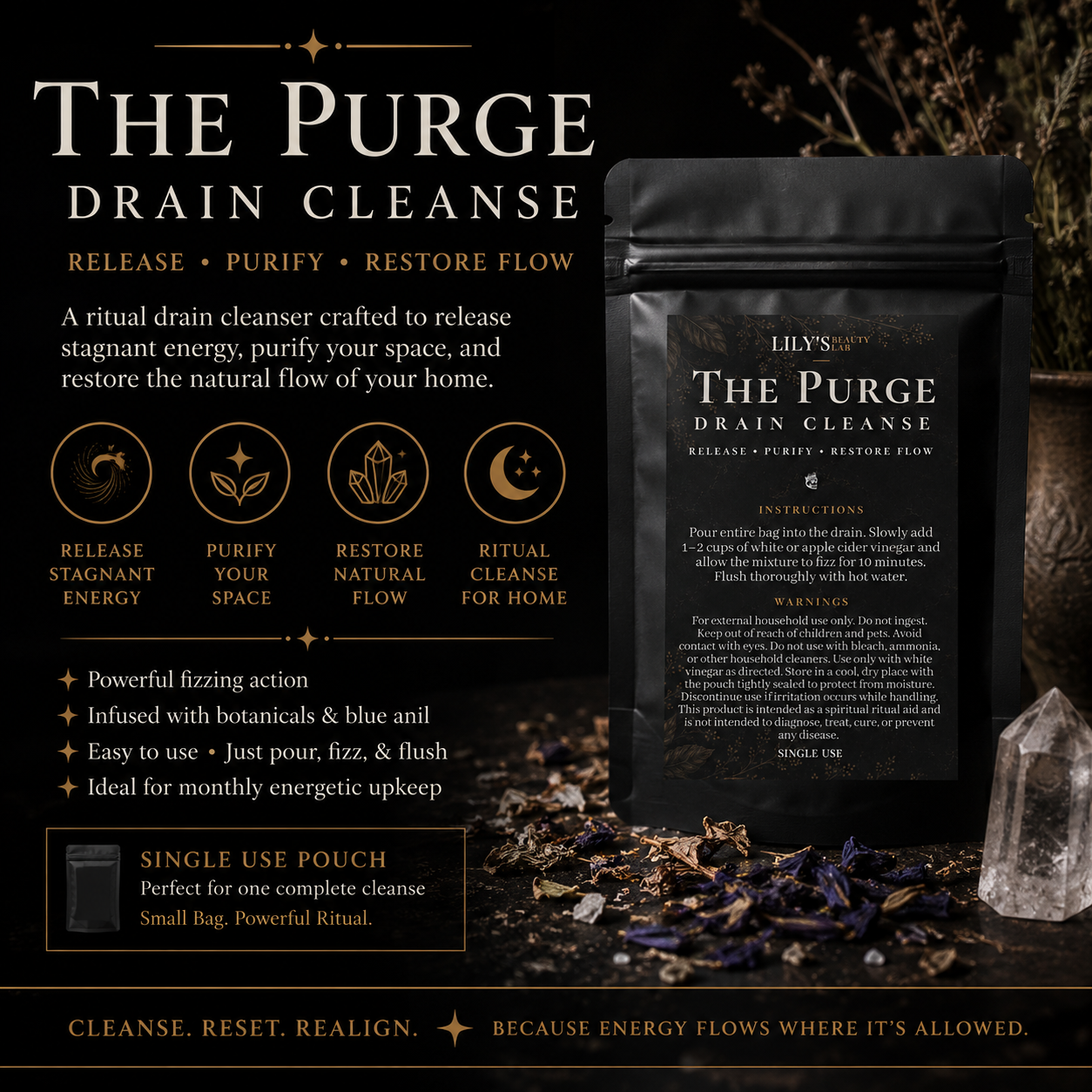 The Purge Drain Cleanse - PRESALE