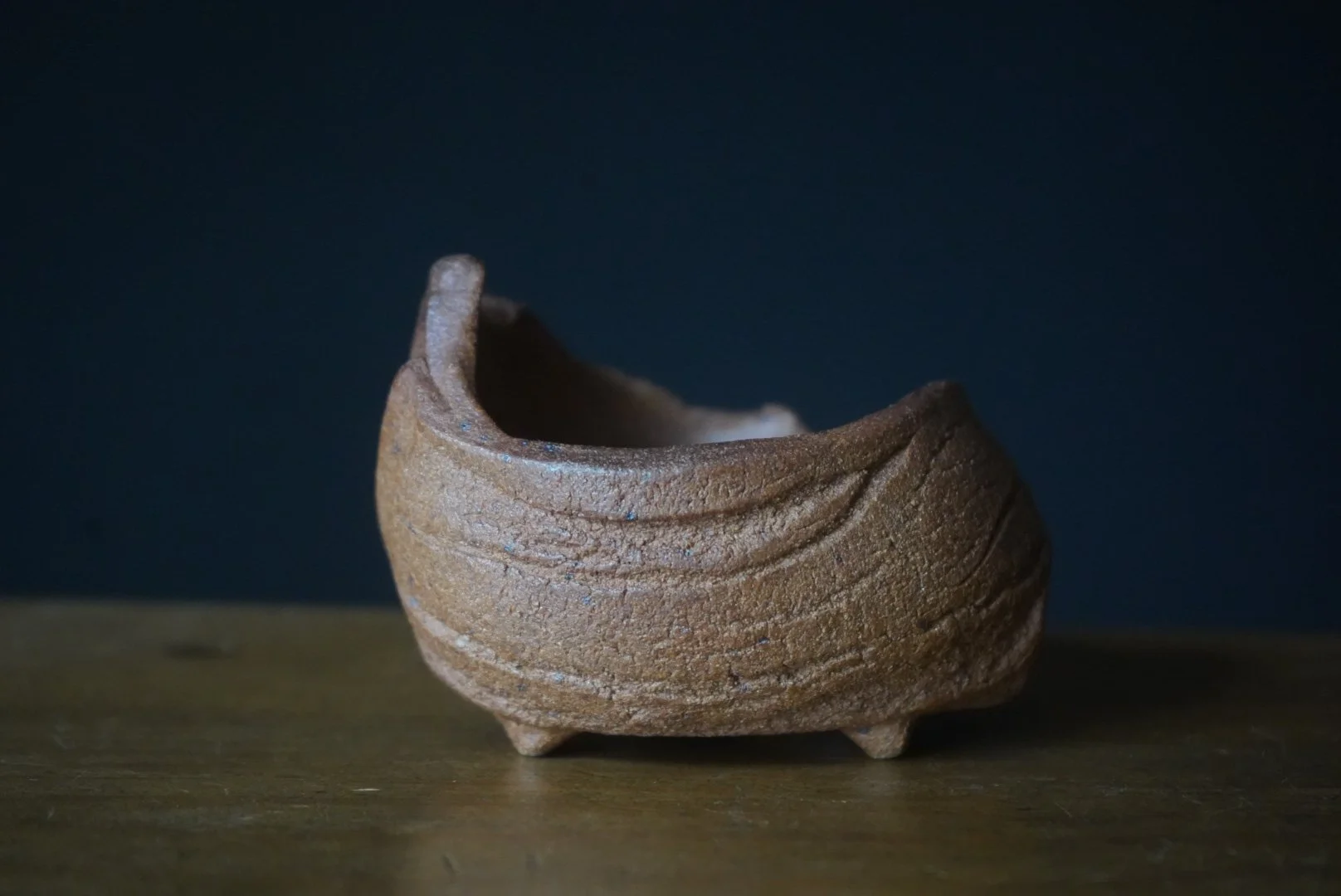 3 Inch Wood Fired Kusamono Pot