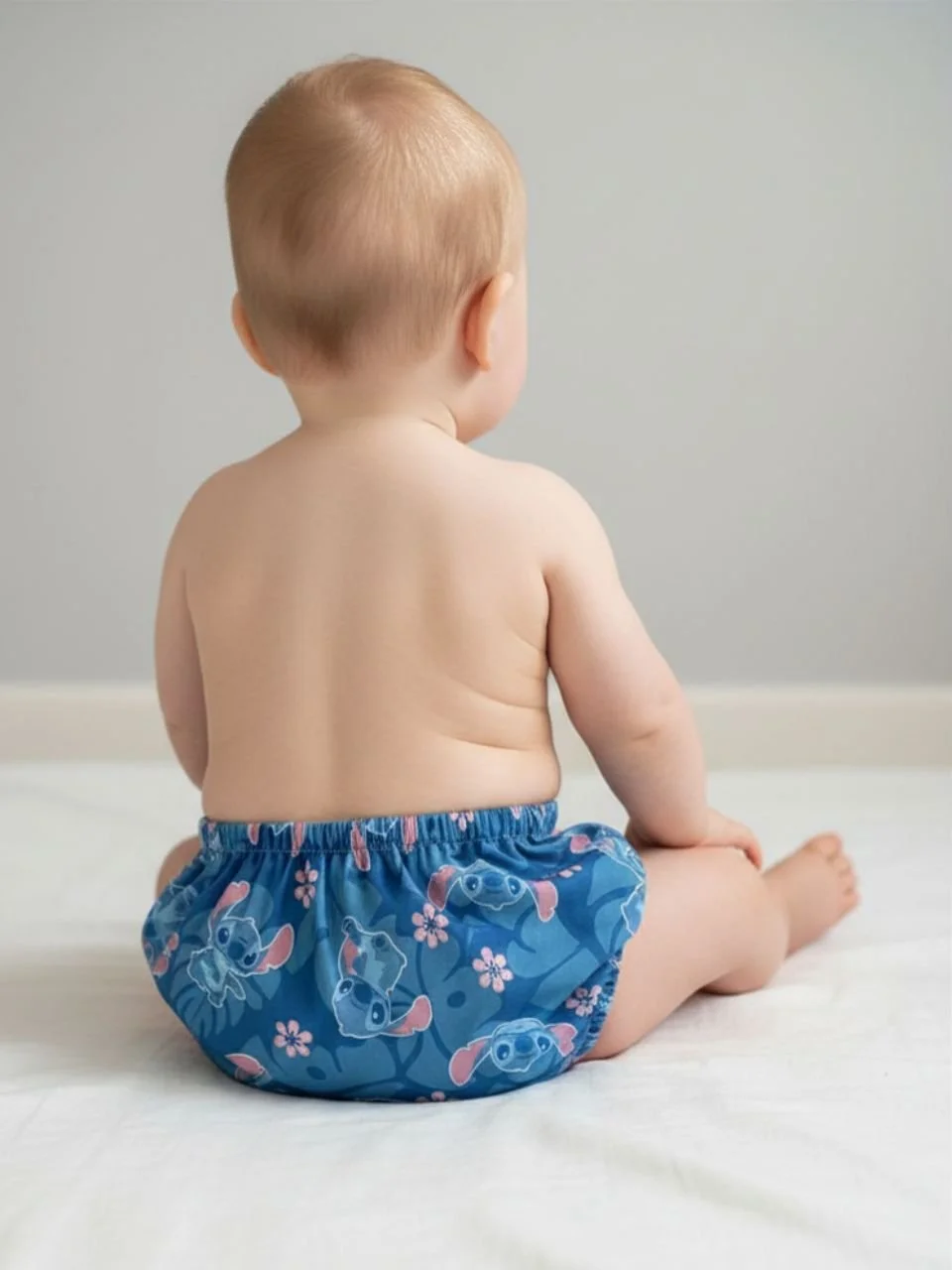 Blue Alien Animal Creature Nappy Cover - Multiple Sizes