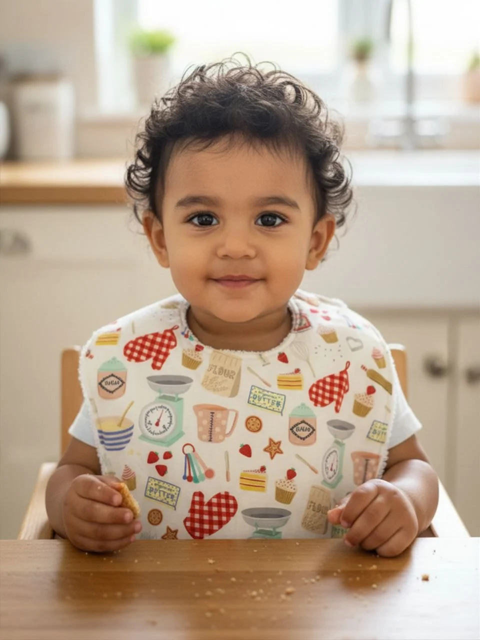 Baking Themed Baby Bib - 12-18 months
