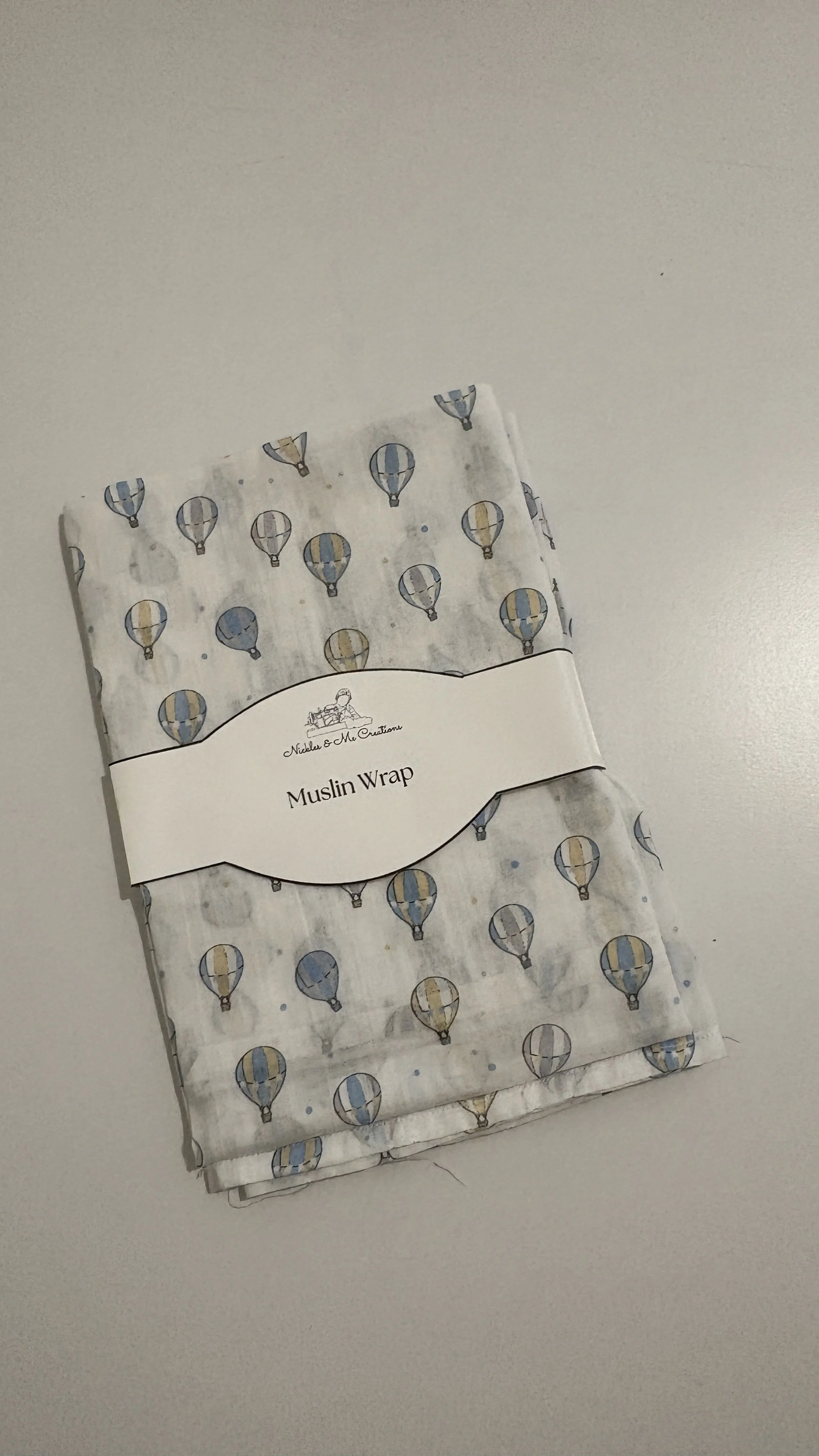 Hot Air Balloon Muslin Wrap