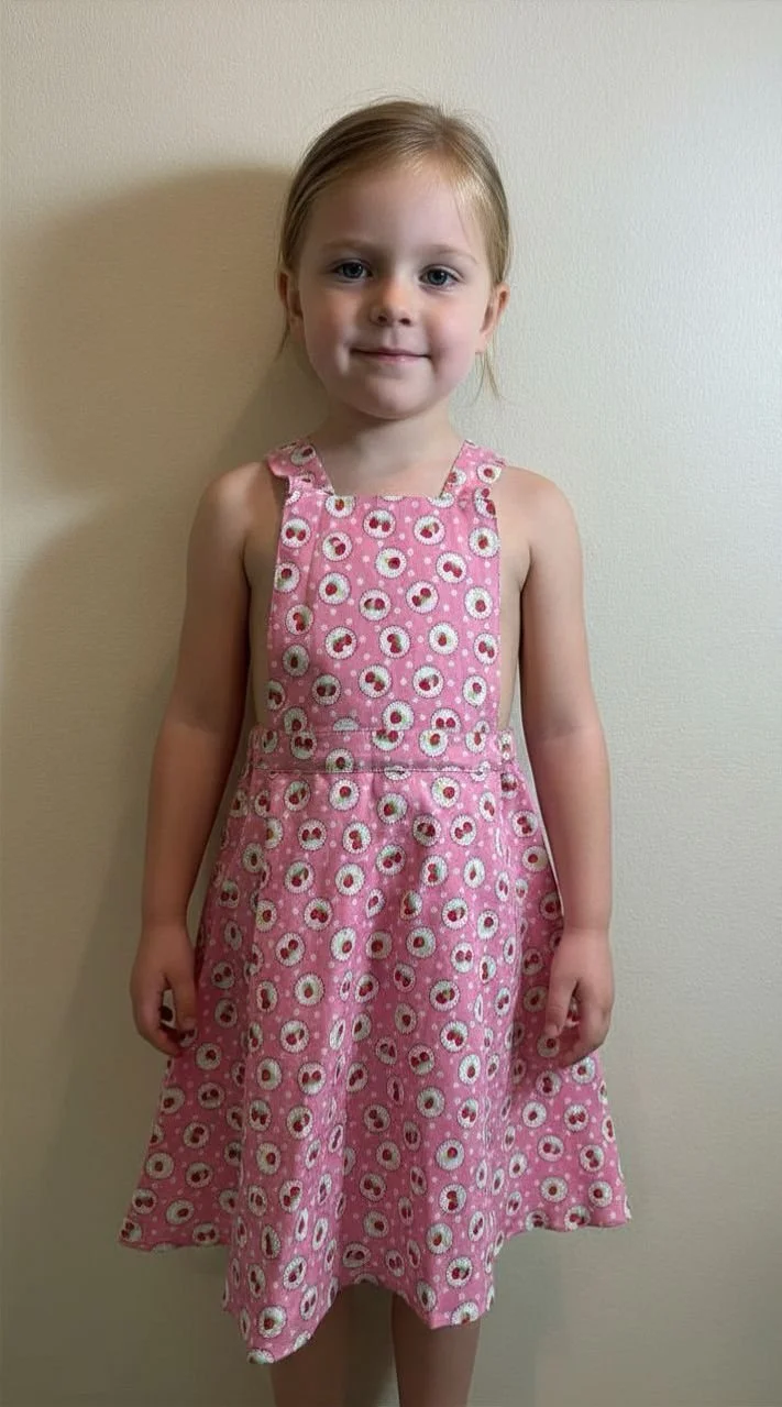 Pink Strawberry Hazel Dress - 4 years