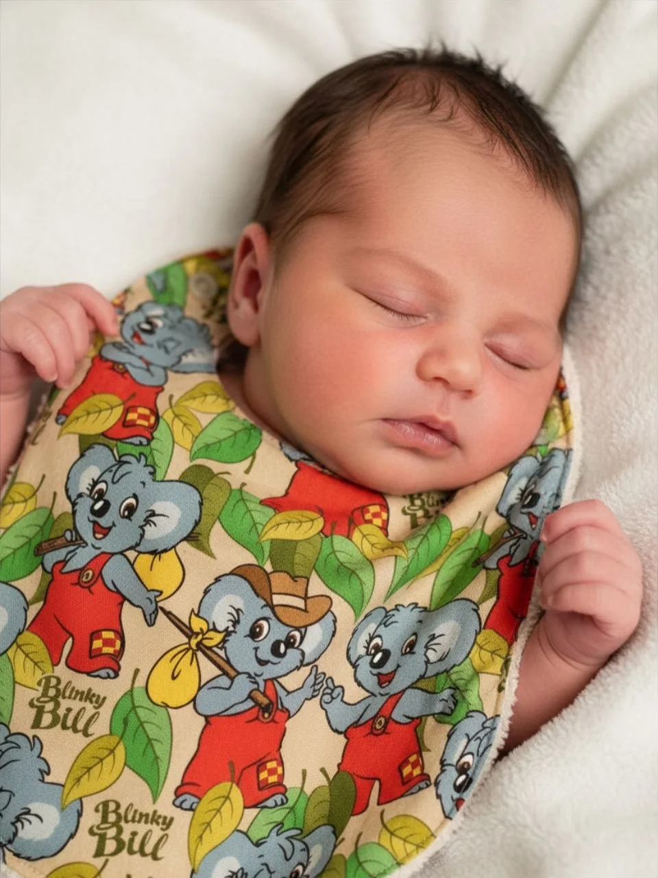 Storybook Koala Baby Bib - 0-3 months