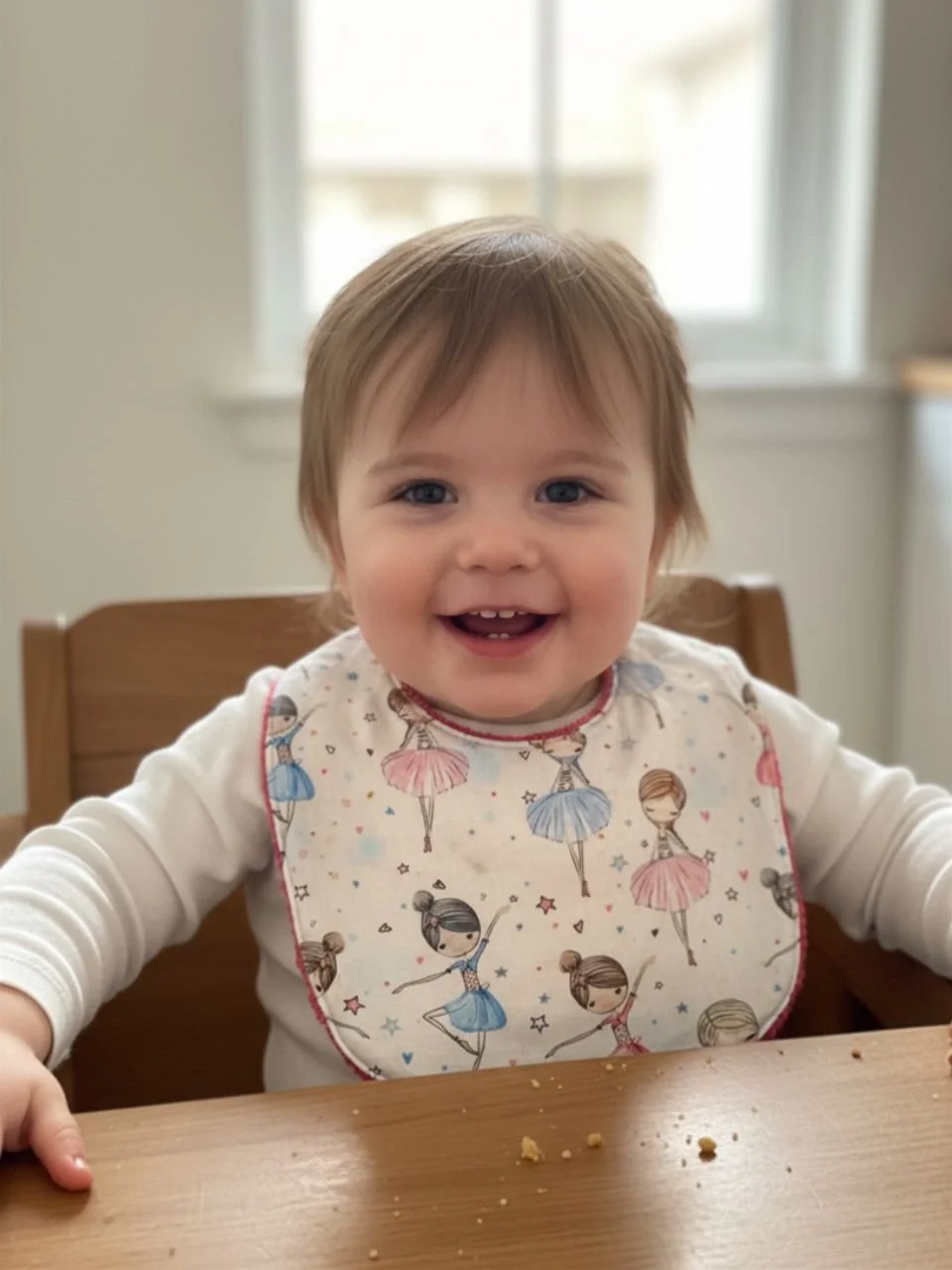 Ballerina Baby Bib - 6-12 months