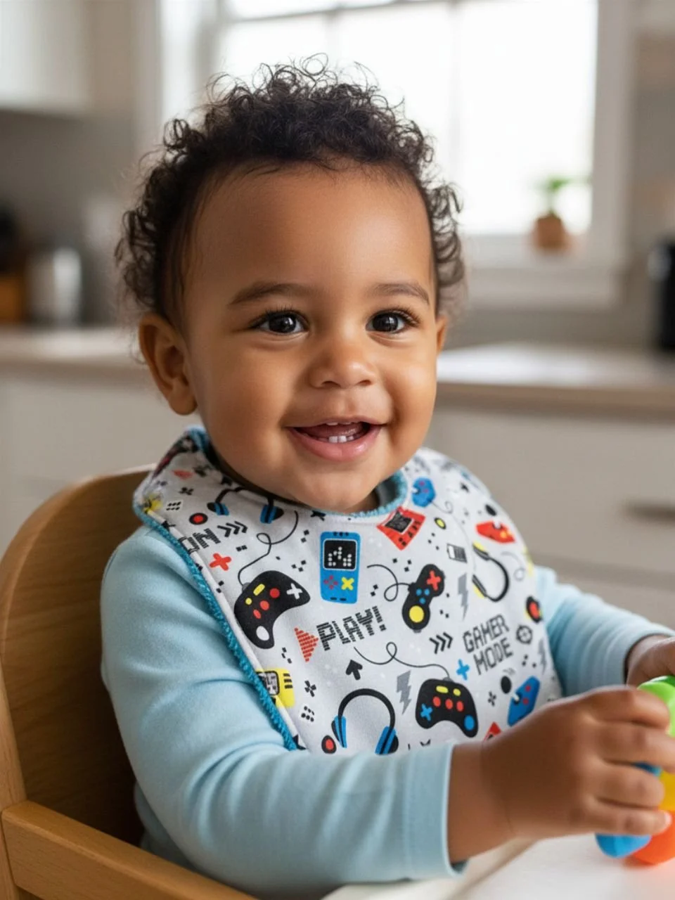 Gaming Baby Bib - 12-18 months