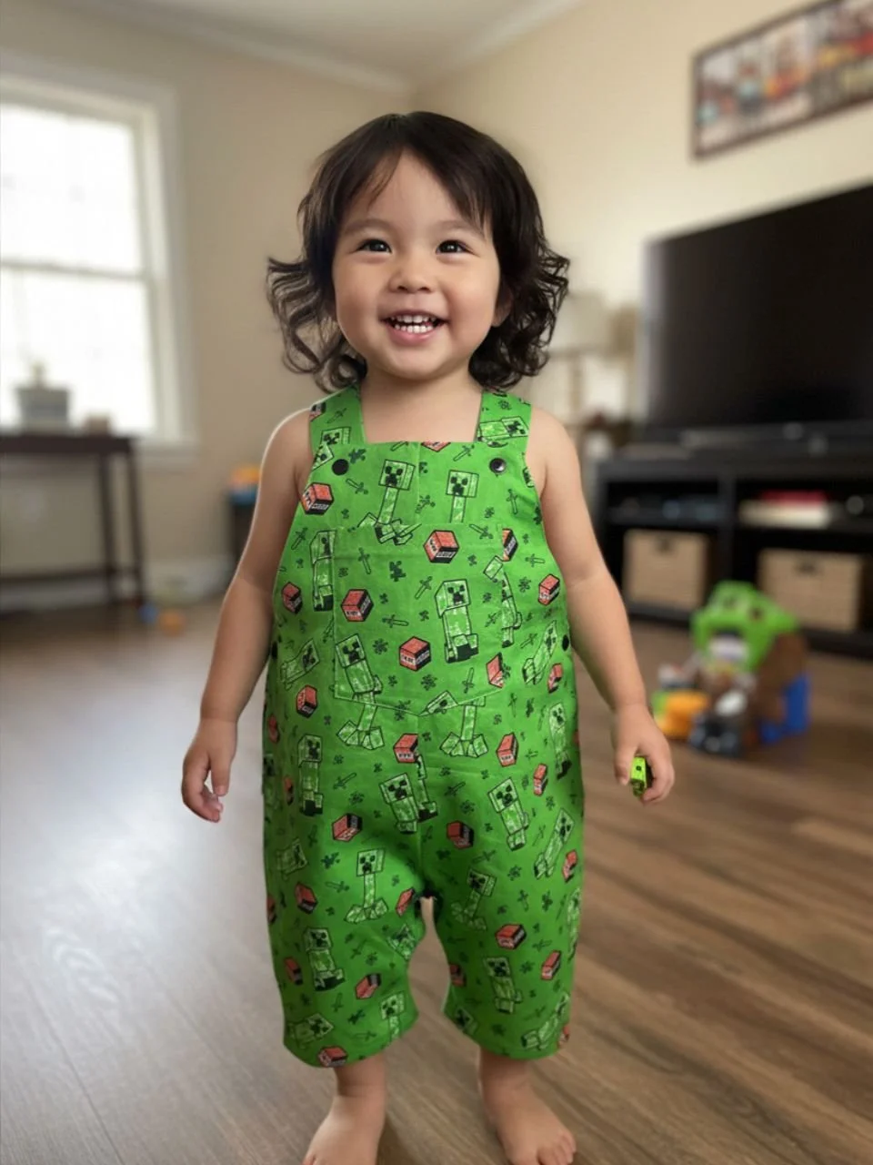 Blockcraft Adventures Overalls - 2 years