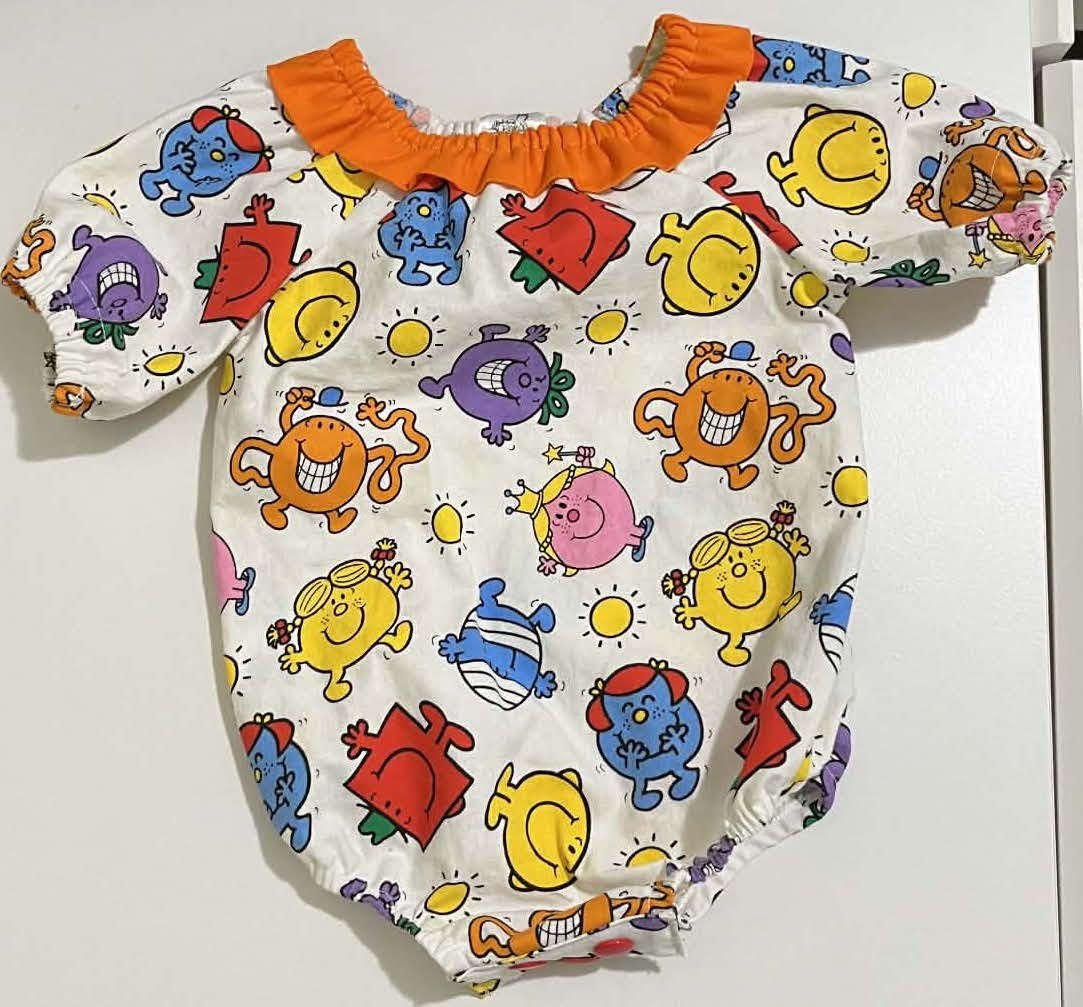Bright & Colourful Character Frill Romper - 0 months