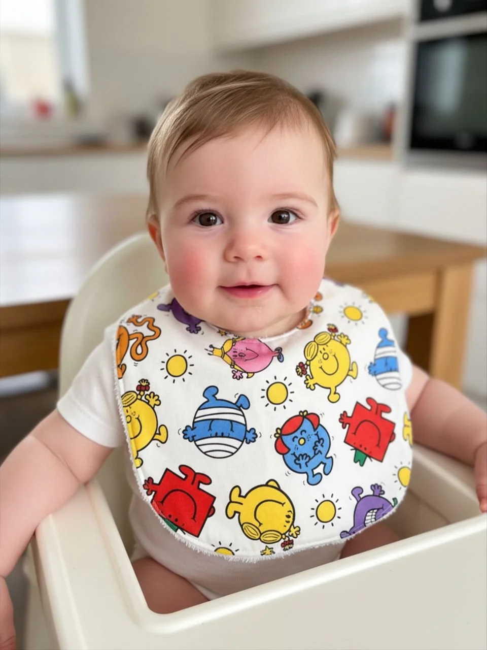 Bright & Playful Character Baby Bib - 6-12 months